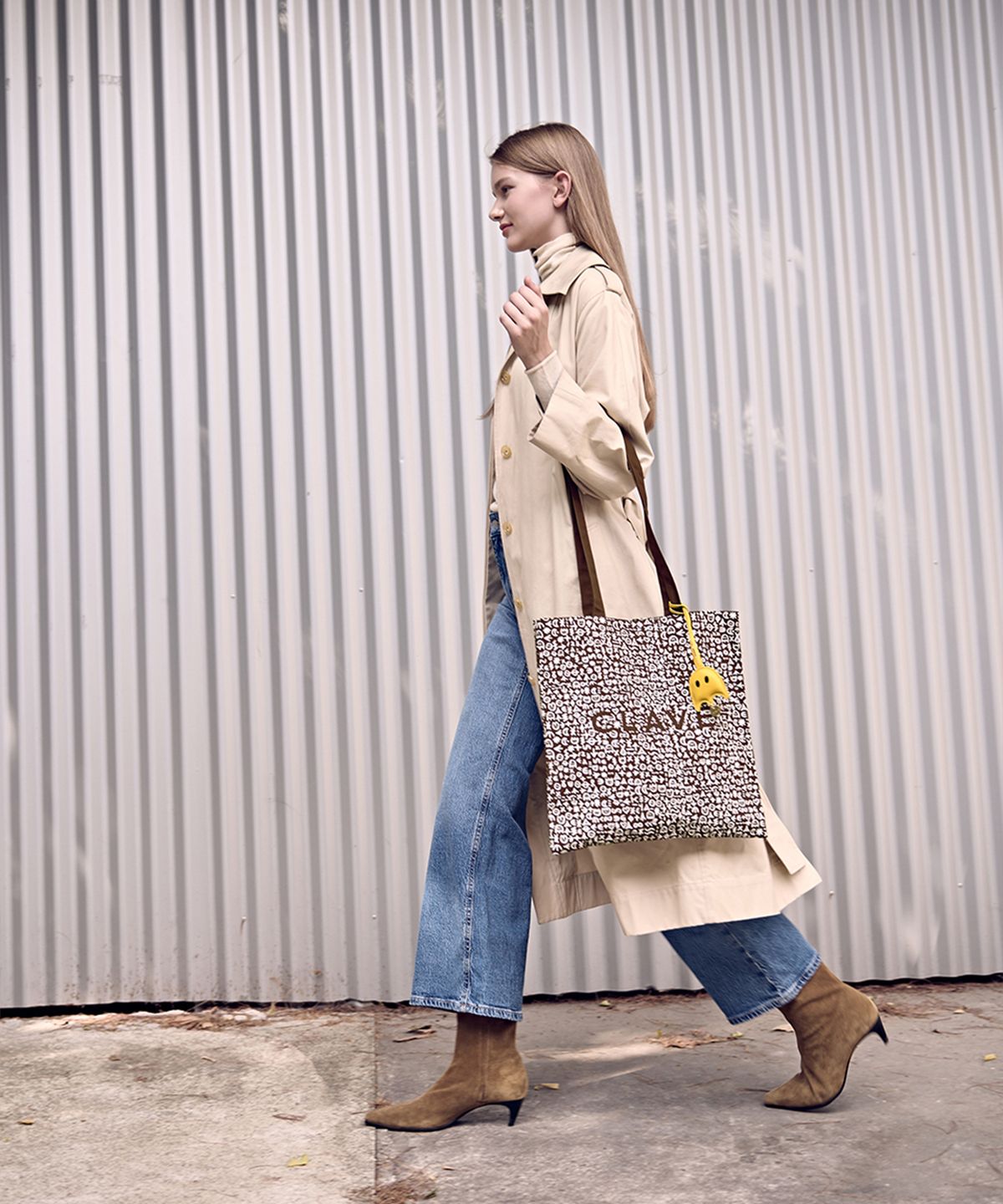 끌라베(CLAVE) RIOJEE ECOBAG_Brown
