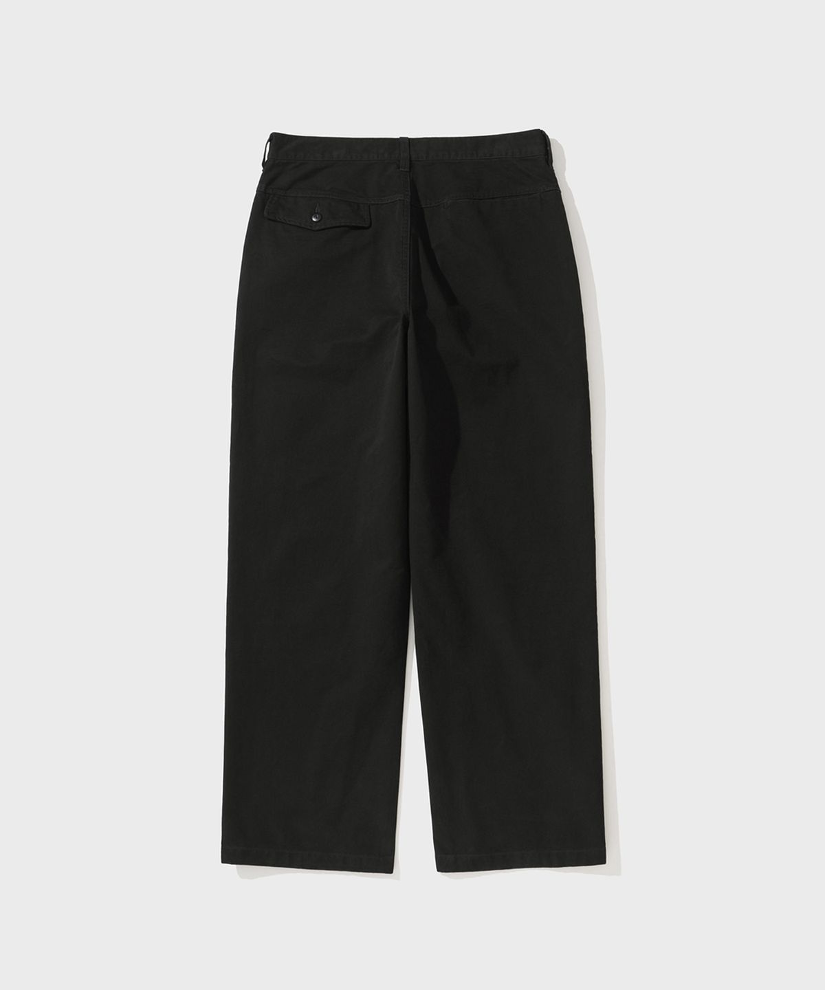 셔터(SHIRTER) COTTON DRILL DOUBLE KNEE PANTS (BLACK)