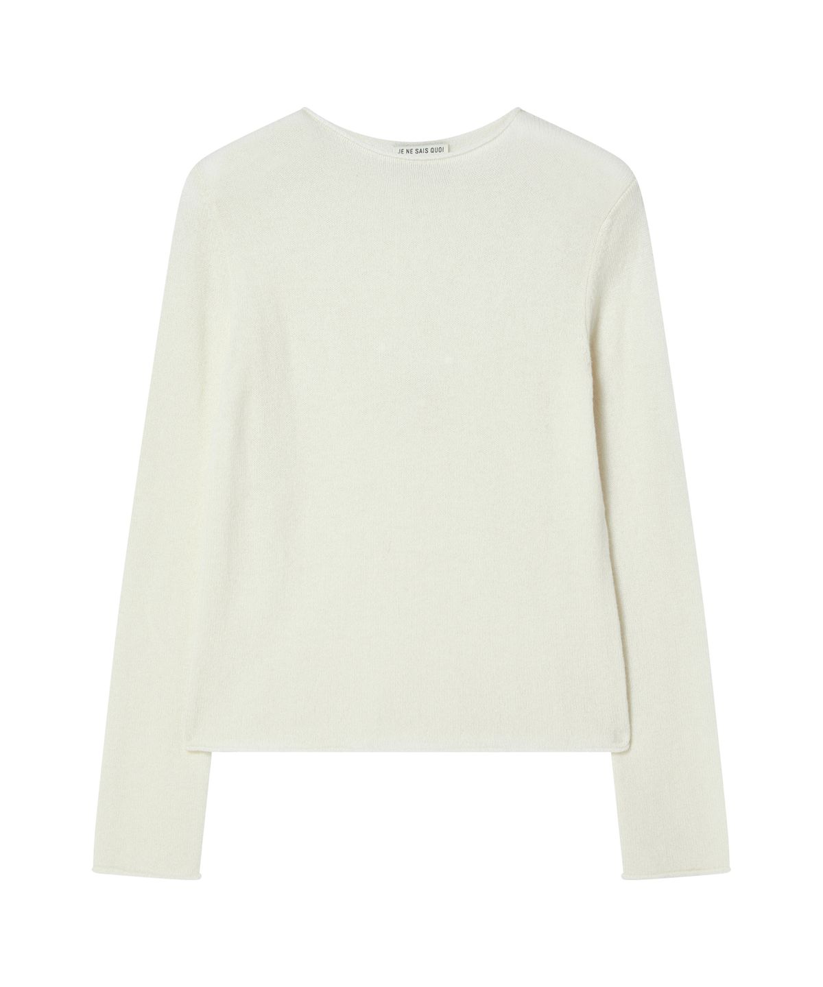 주느세콰(JE NE SAIS QUOI) [10 cashmere] 시어 크루넥 캐시미어 니트_아이보리