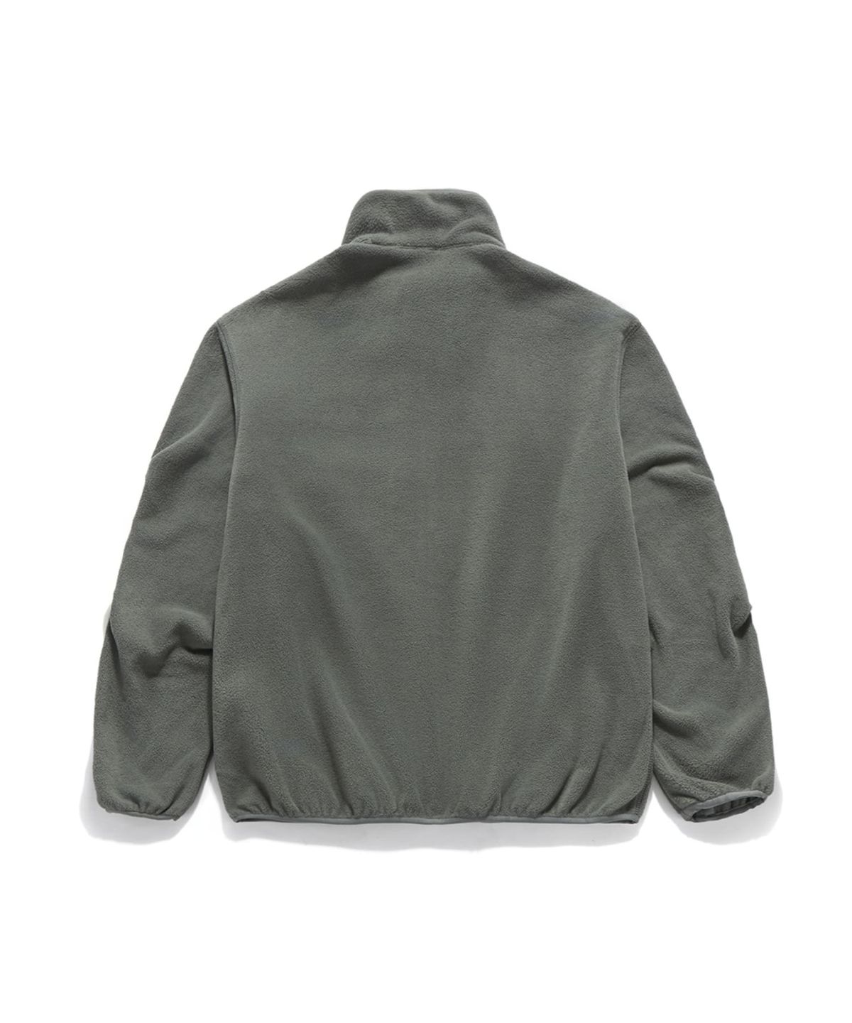언어펙티드 에센셜(UNAFFECTED ESSENTIAL) FLEECE DOUBLE HALF ZIP PULLOVER / STEEL GREY
