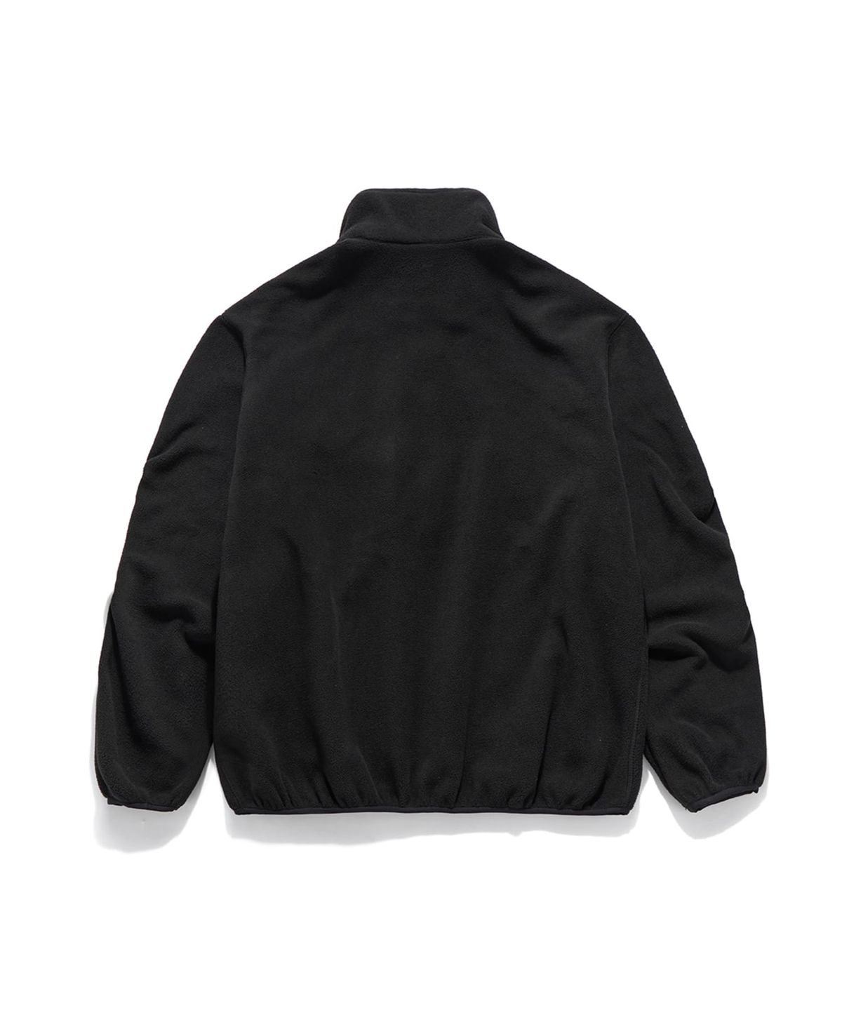 언어펙티드 에센셜(UNAFFECTED ESSENTIAL) FLEECE DOUBLE HALF ZIP PULLOVER / BLACK