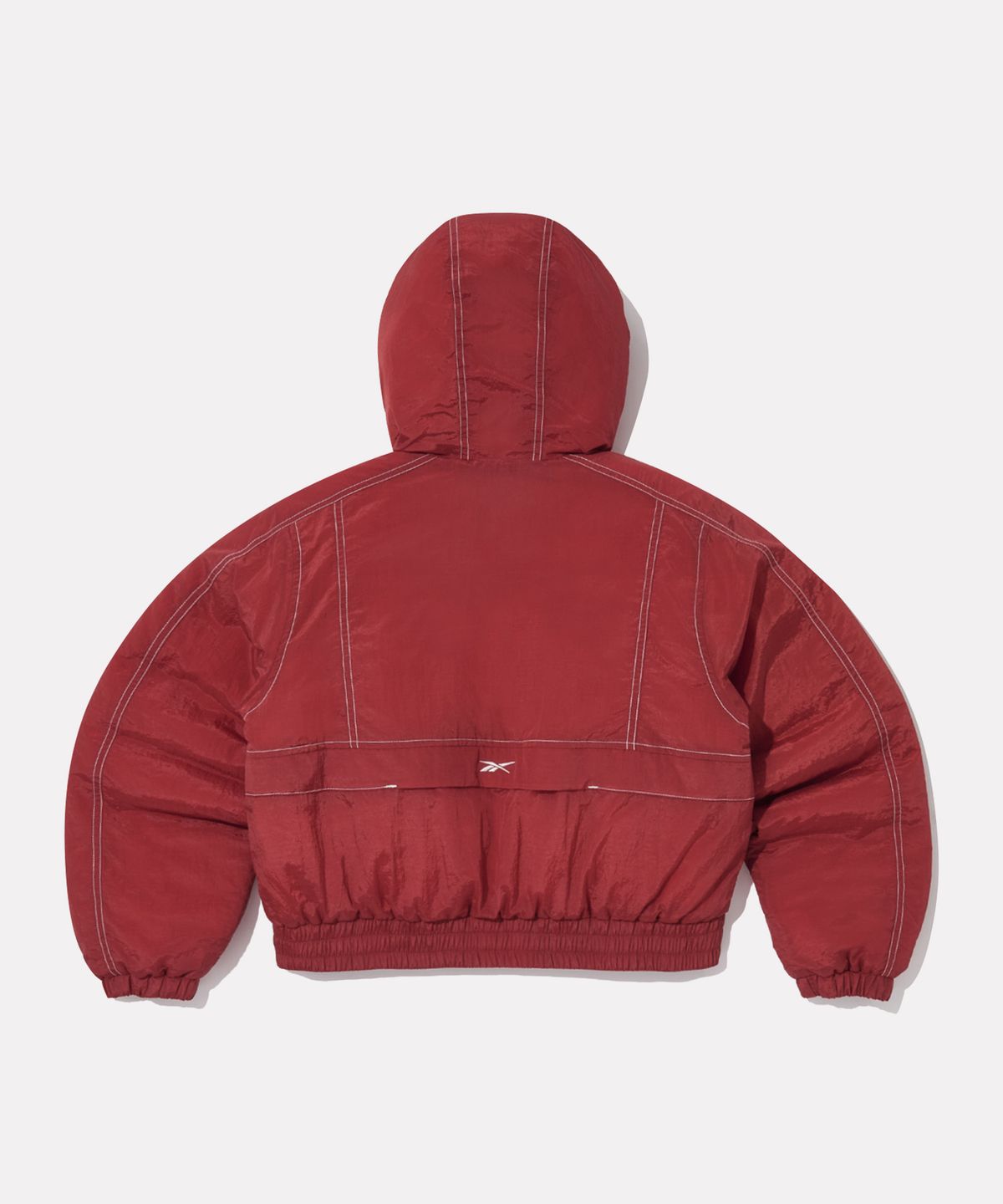 리복(REEBOK) 그리드 스티치 패딩 자켓 (W) - 다크 레드