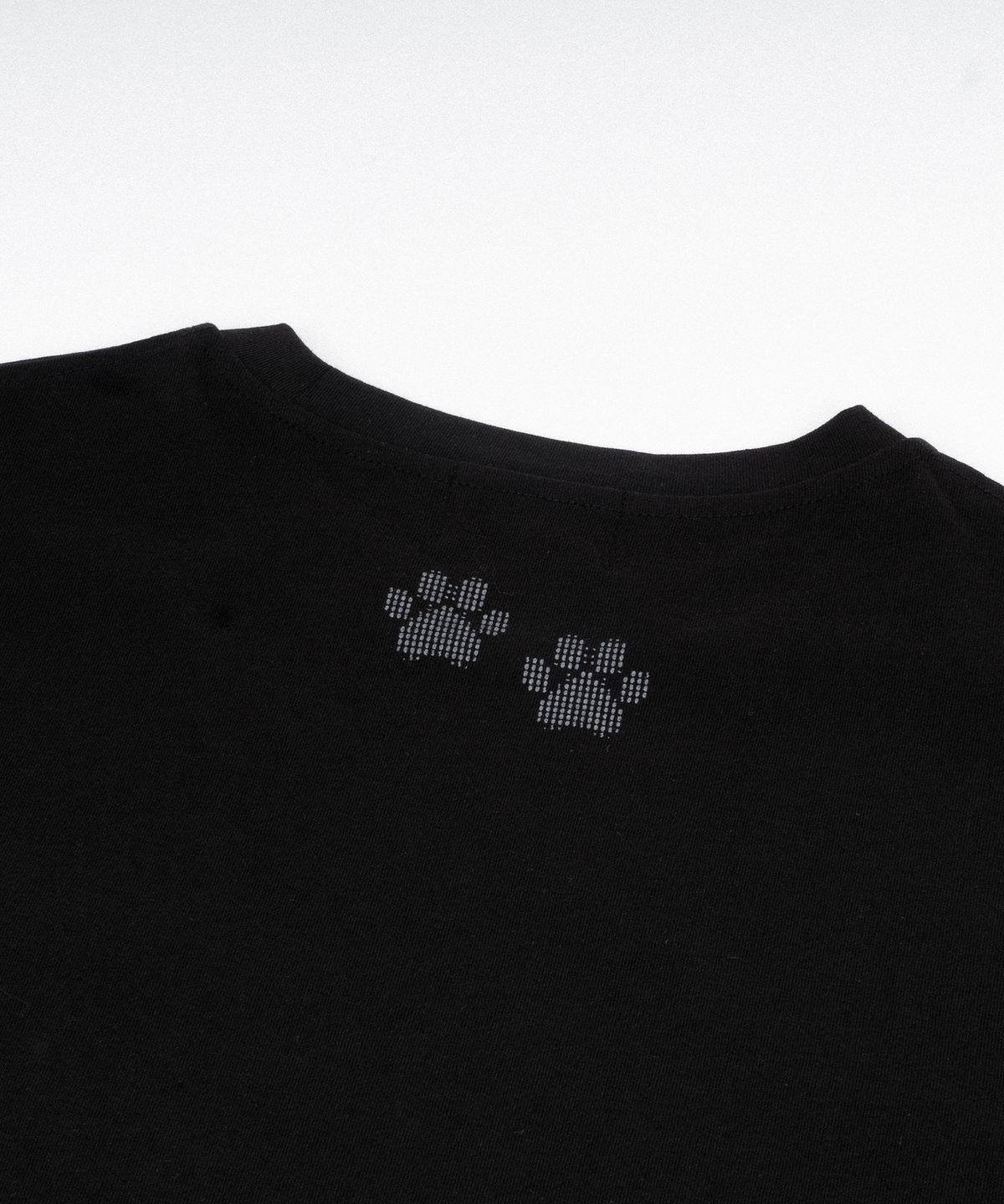 본프롬바이너리(BORNFROMBINARY) ASCII Cat Print T-Shirt (Black)