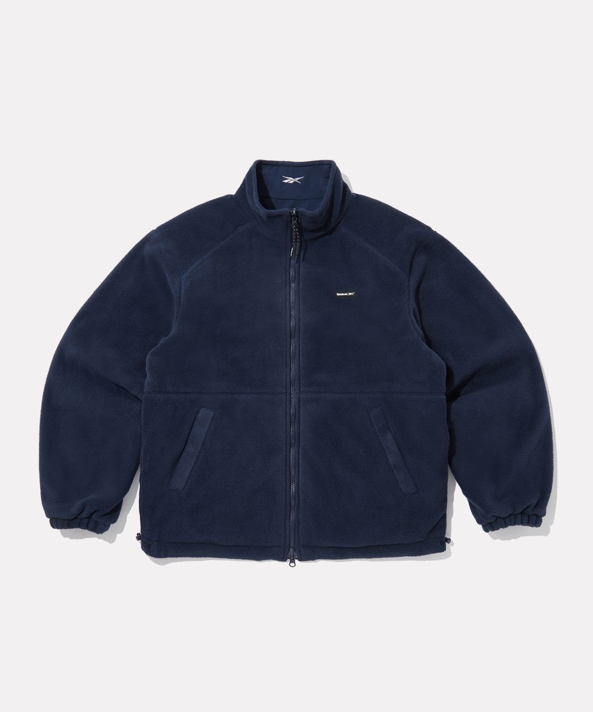 리복(REEBOK) 플리스 리버시블 자켓 - 네이비:네이비