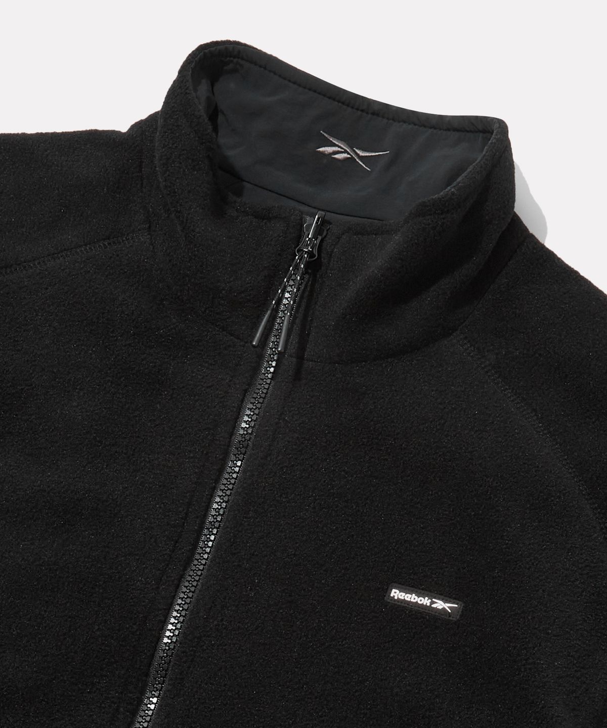 리복(REEBOK) 플리스 리버시블 자켓 - 블랙:블랙