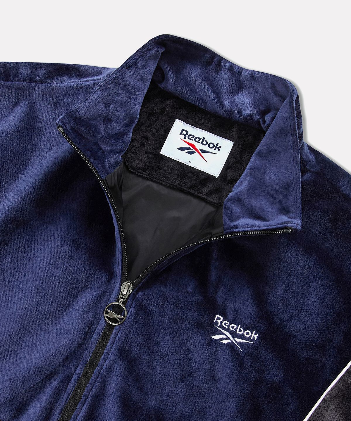 리복(REEBOK) 벨로아 트랙 자켓 - 네이비:블랙