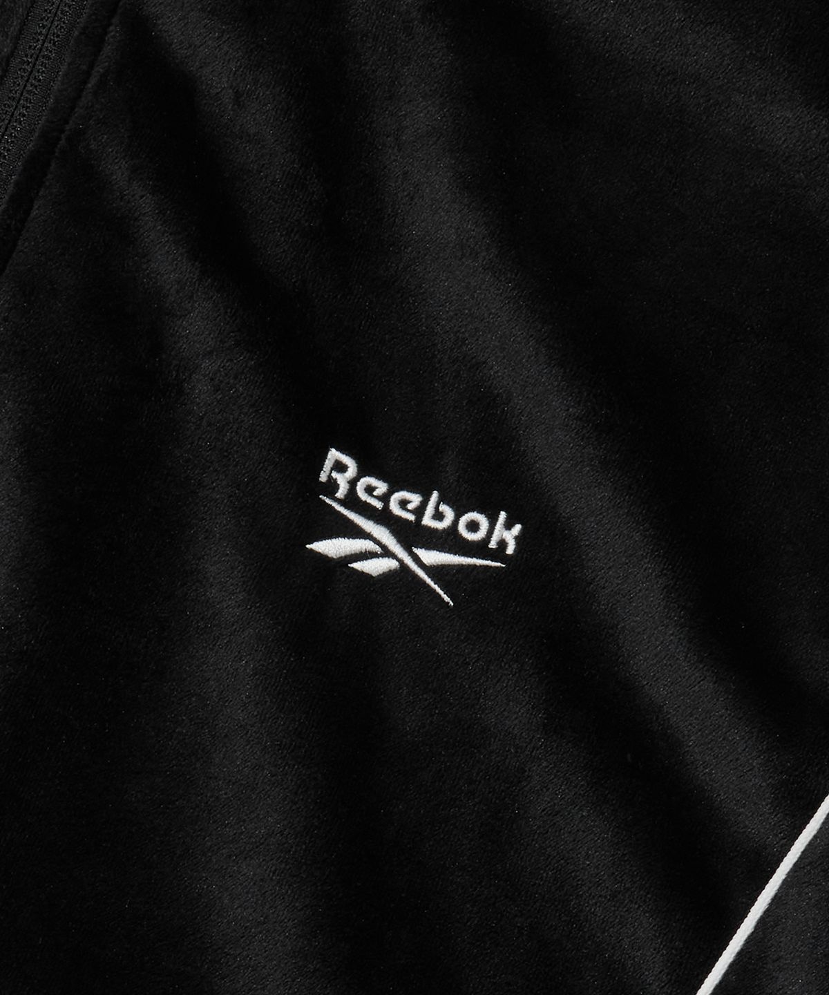 리복(REEBOK) 벨로아 트랙 자켓 - 블랙:다크 레드