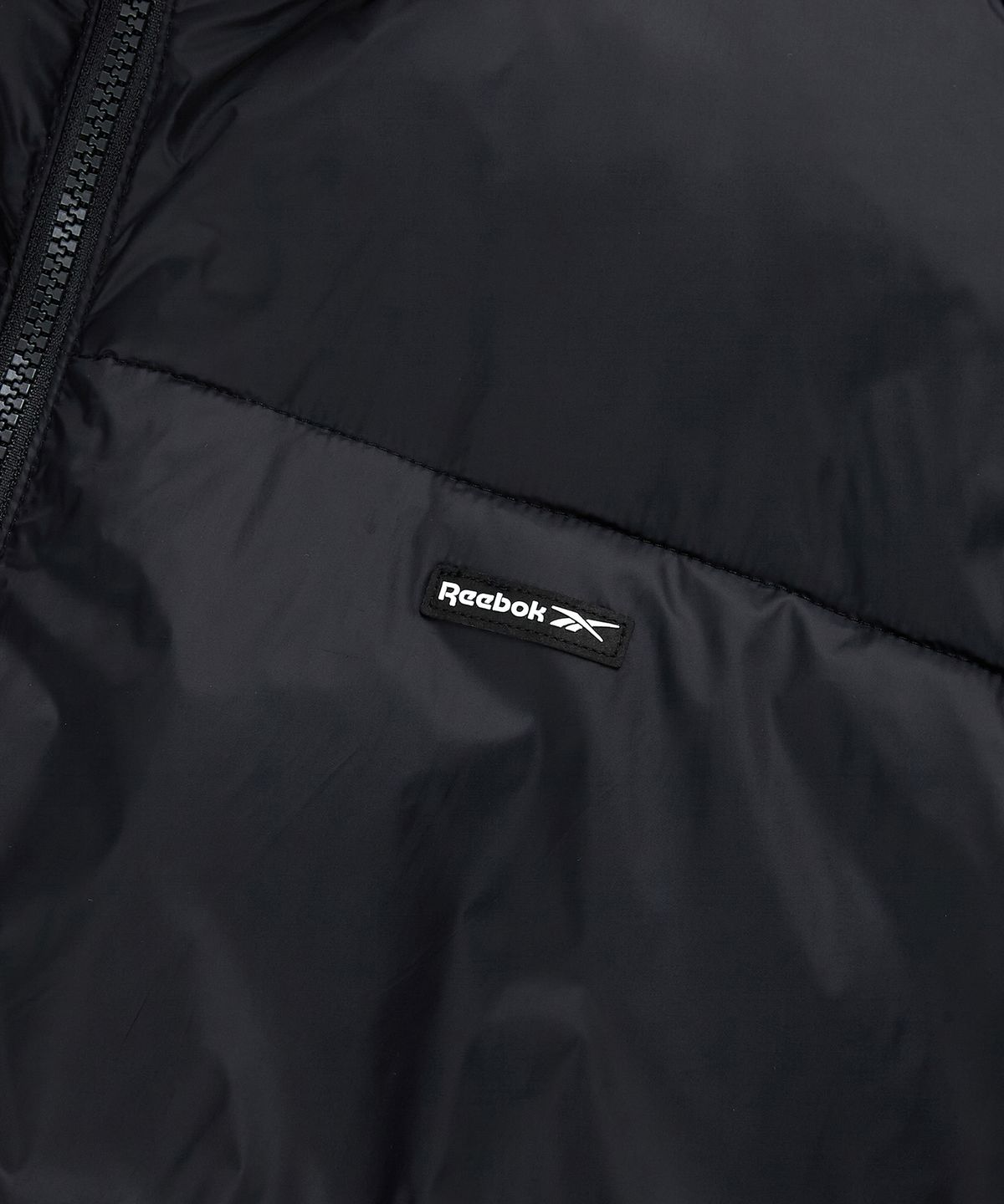 리복(REEBOK) 벡터 리버시블 패딩 - 샌드 카키:블랙