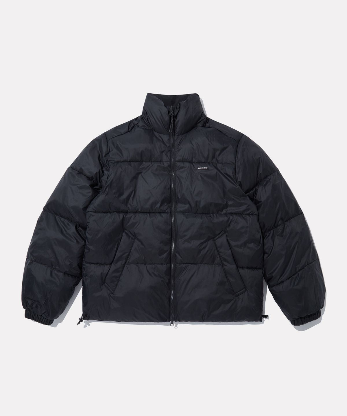 리복(REEBOK) 벡터 리버시블 패딩 - 블랙:블랙