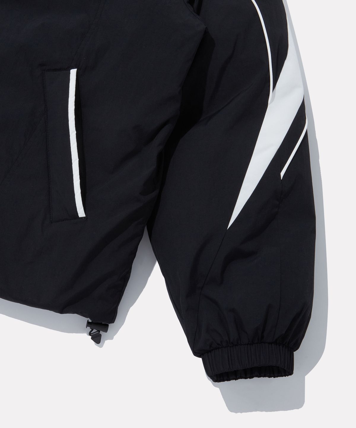 리복(REEBOK) 벡터 리버시블 패딩 - 블랙:블랙
