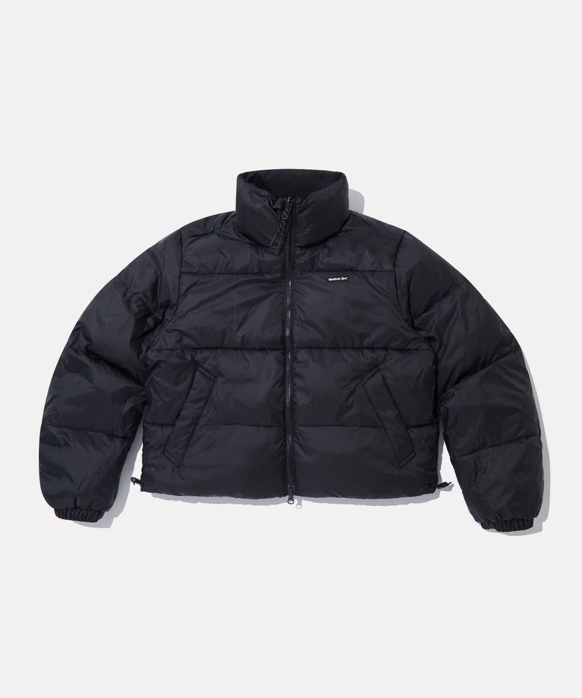 리복(REEBOK) 벡터 리버시블 패딩 (W) - 블랙:블랙