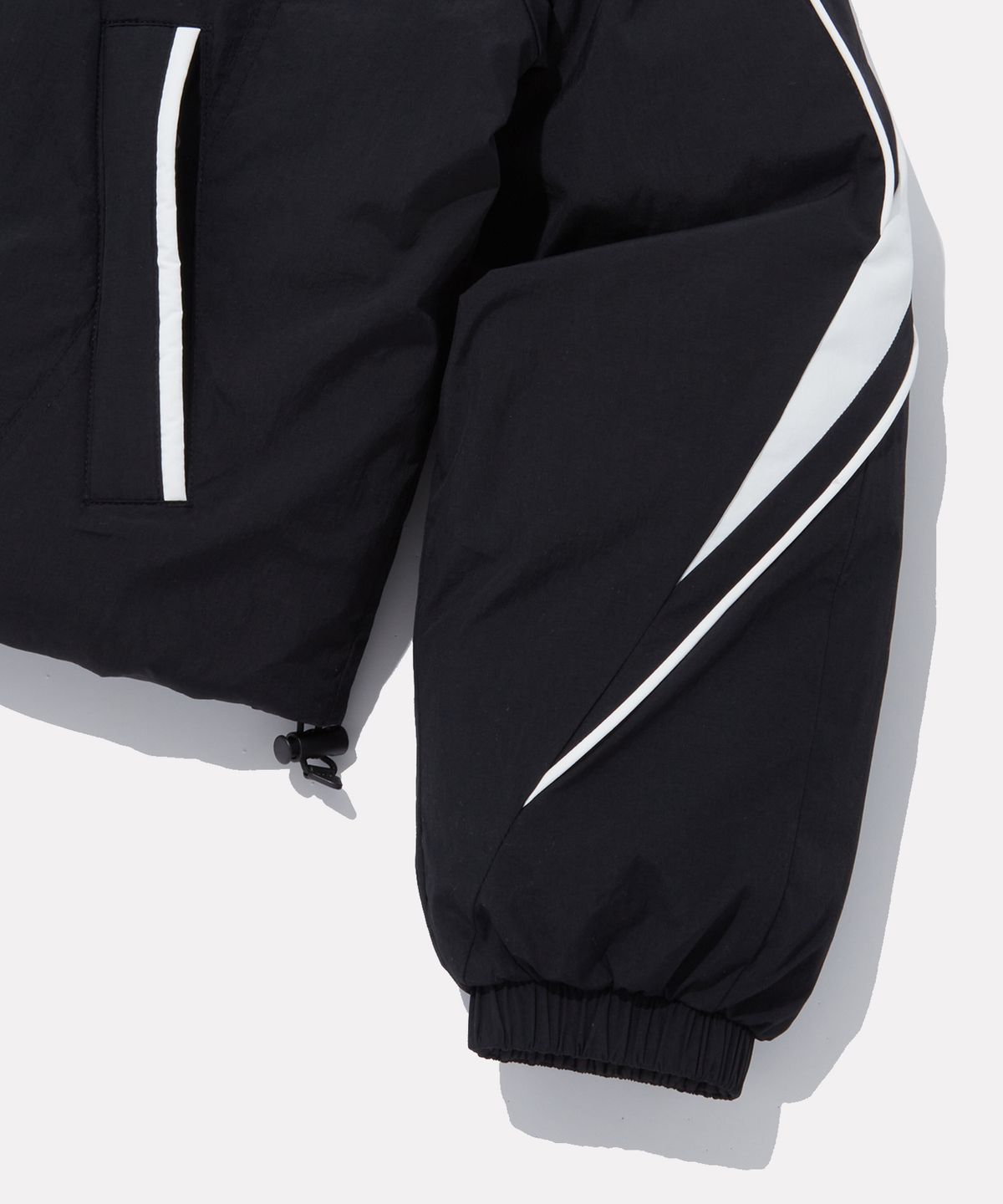 리복(REEBOK) 벡터 리버시블 패딩 (W) - 블랙:블랙