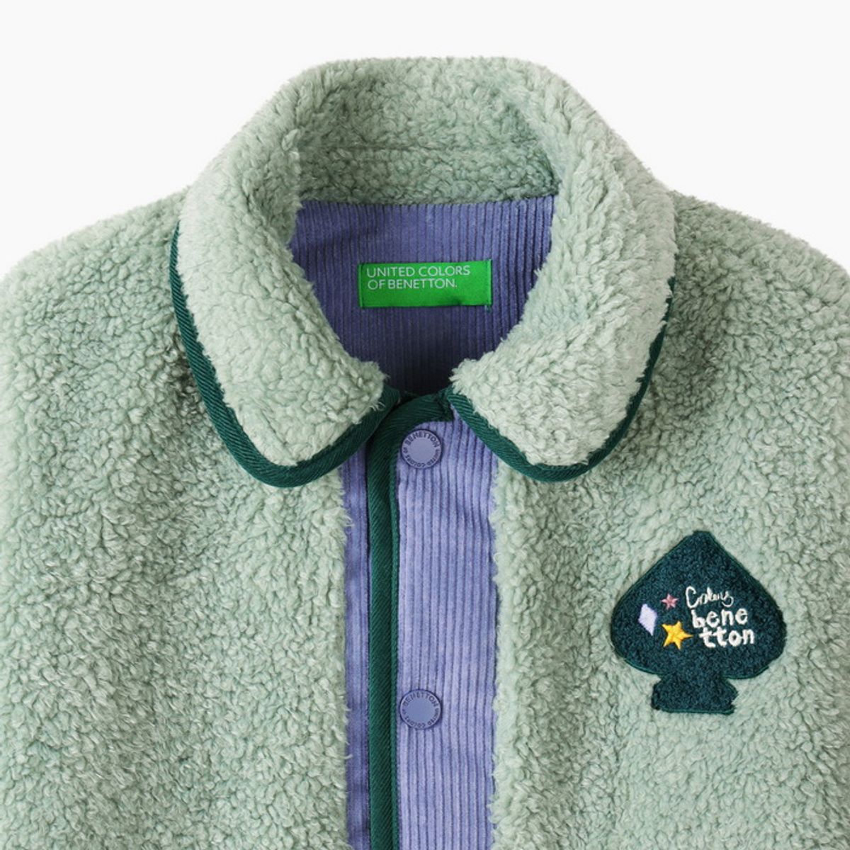 베네통키즈(BENETTONKIDS) 컬러스 퍼 점퍼_QAJP02661MT