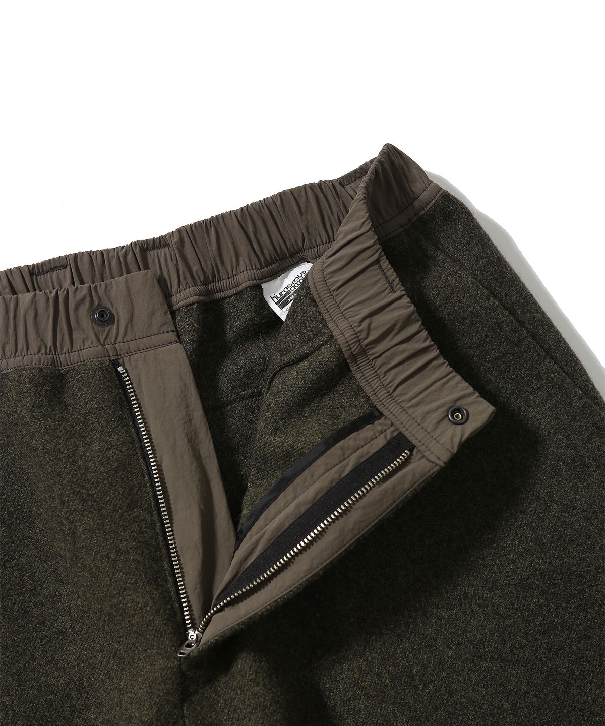 휴머러스 어카운트(HUMOROUS ACCOUNT) WOOLLY TROUSER / OAK BROWN