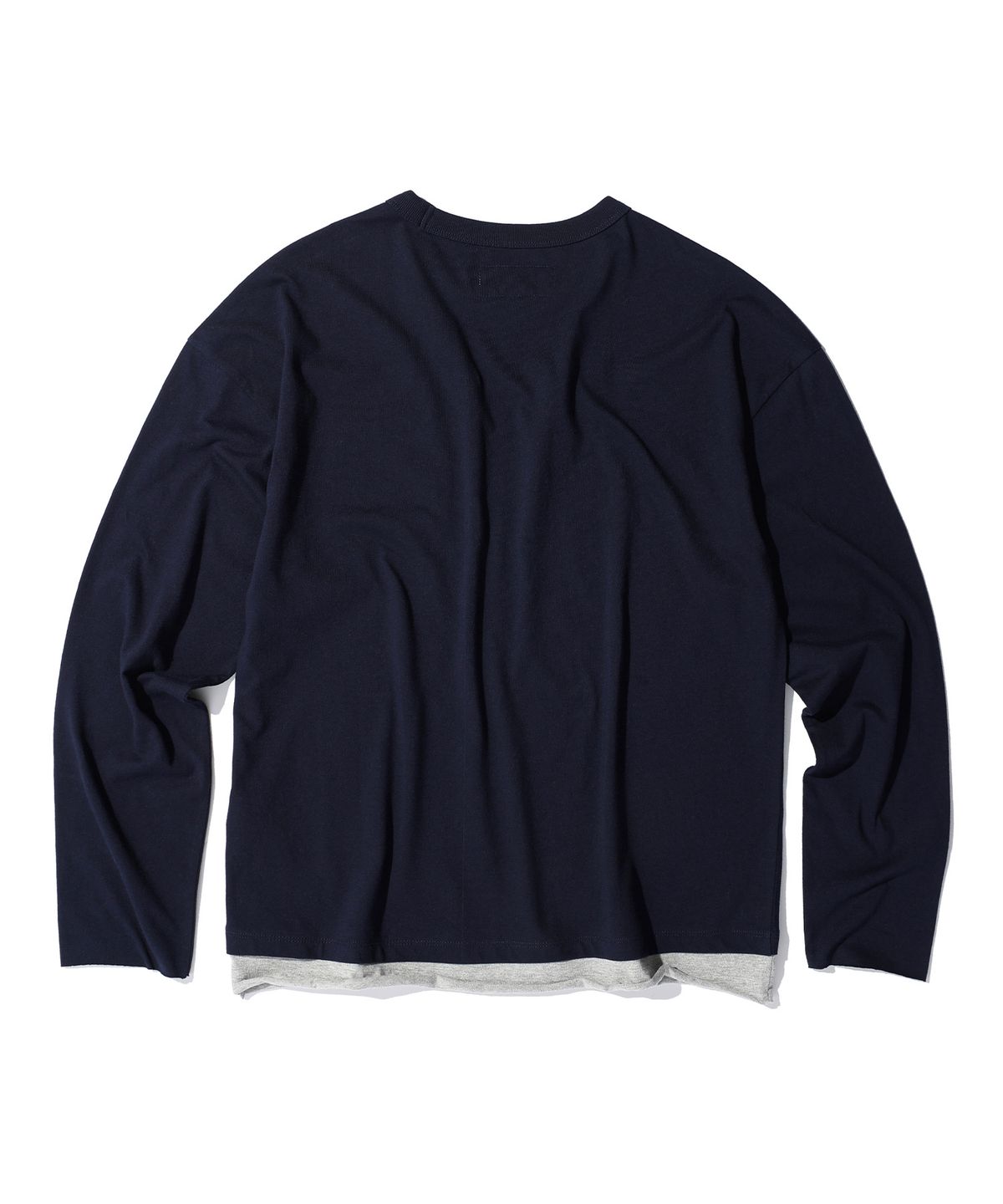 에이카화이트(AECA) AECA 2TONE POCKET LAYERED LONG SLEEVE (3color)
