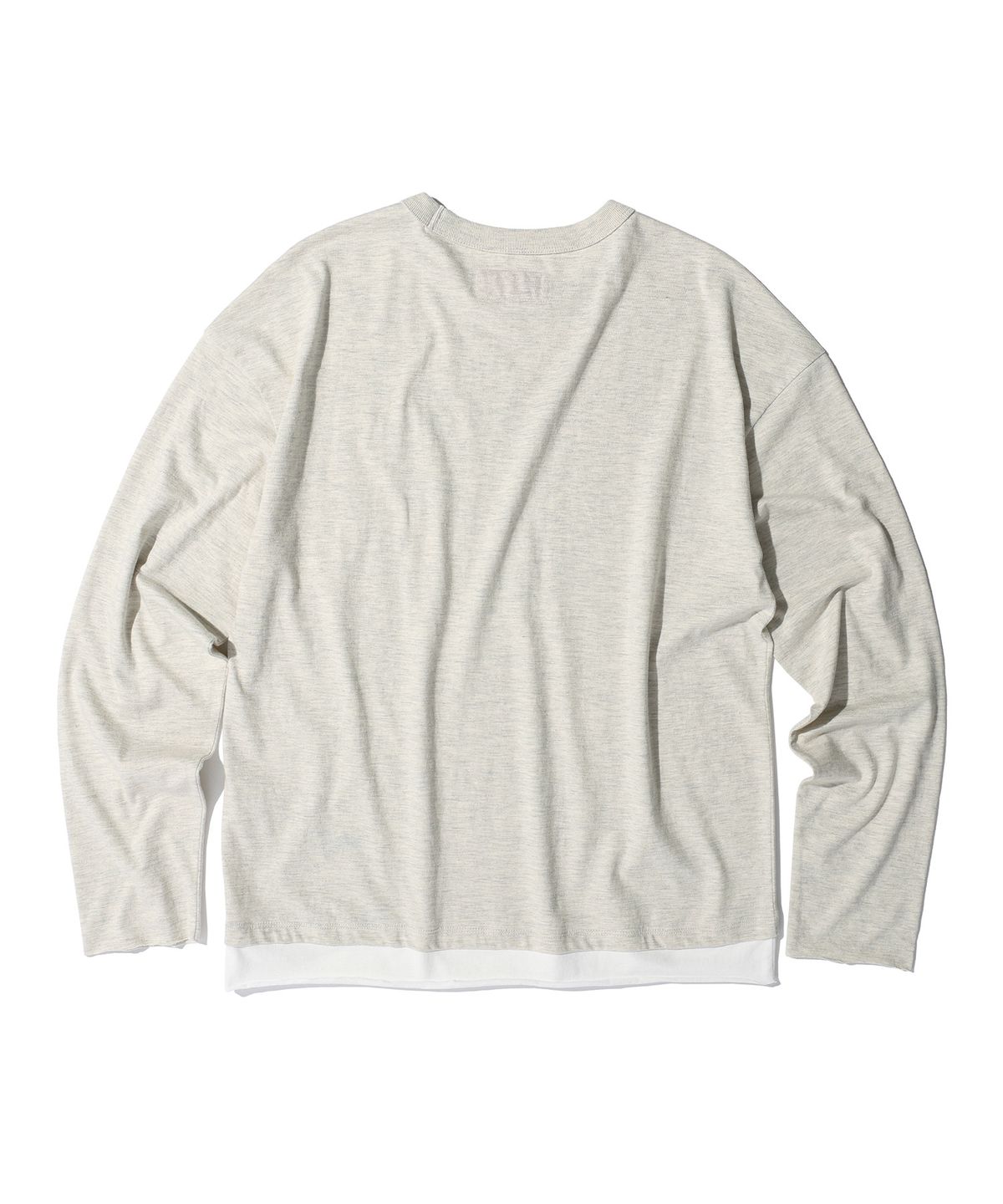 에이카화이트(AECA) AECA 2TONE POCKET LAYERED LONG SLEEVE (3color)