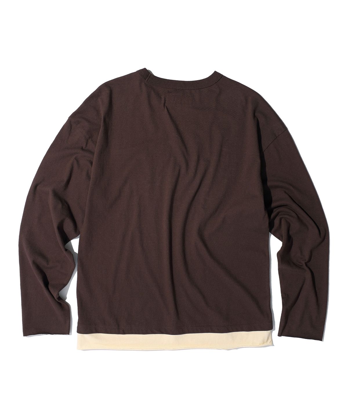 에이카화이트(AECA) AECA 2TONE POCKET LAYERED LONG SLEEVE (3color)
