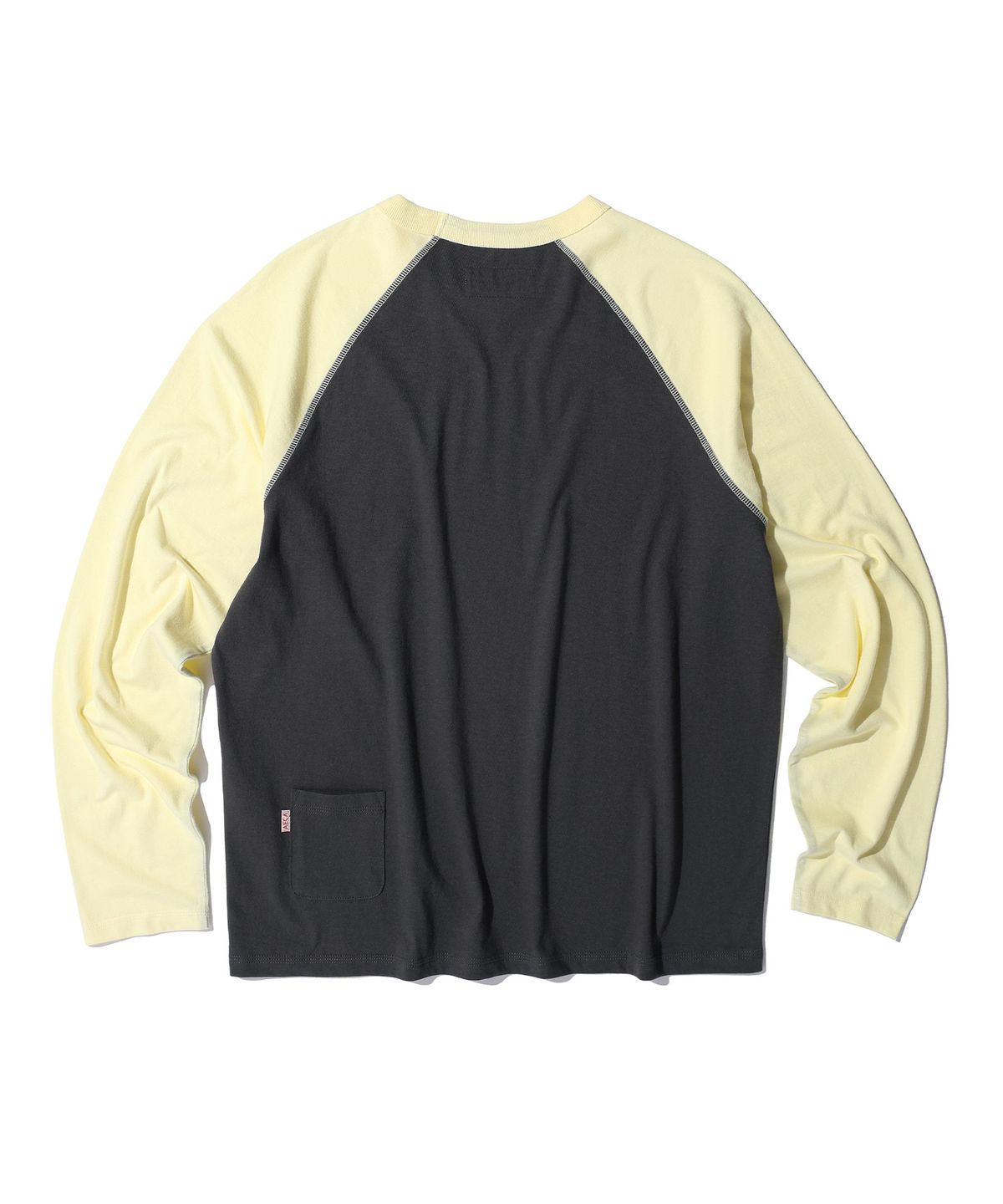 에이카화이트(AECA) AECA 2TONE POCKET RAGLAN TEE (3color)