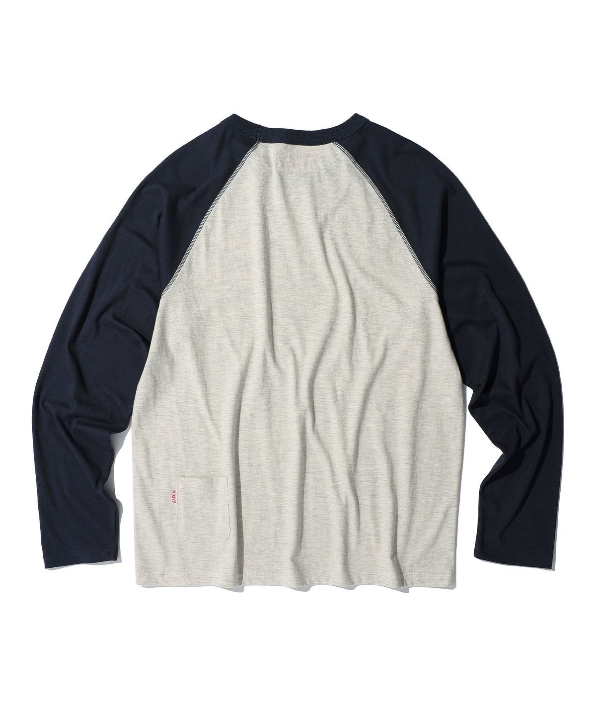 에이카화이트(AECA) AECA 2TONE POCKET RAGLAN TEE (3color)