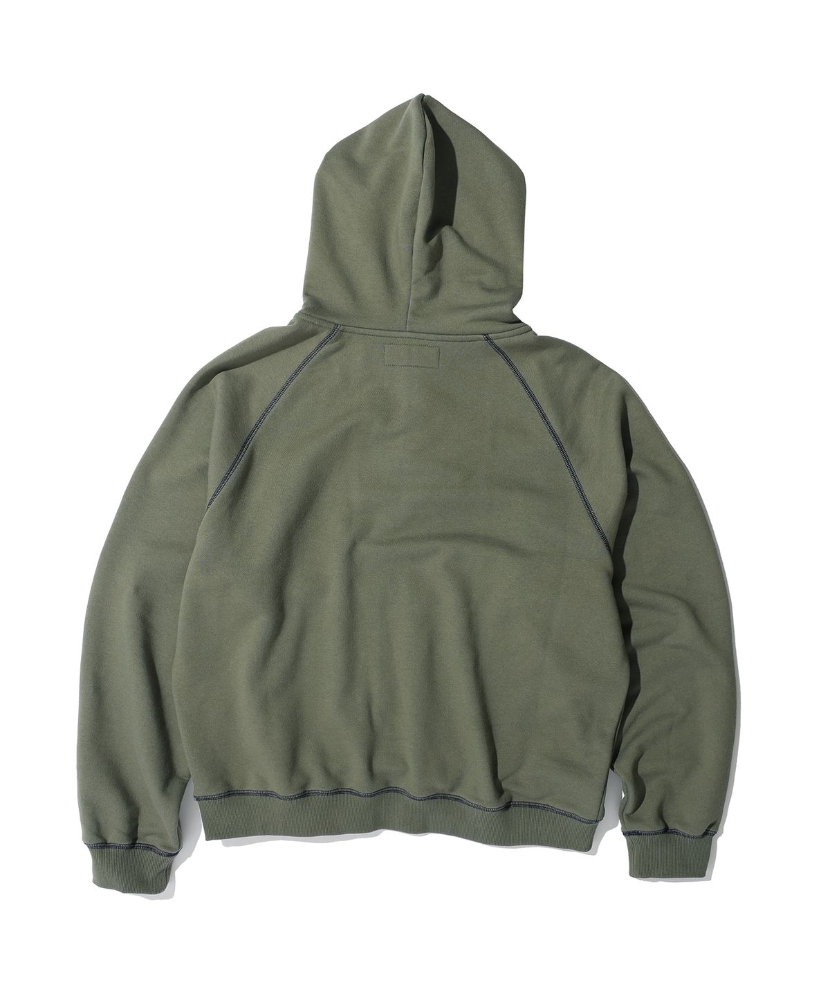 에이카화이트(AECA) AECA RAGLAN HENLEY HOODIE (2color)