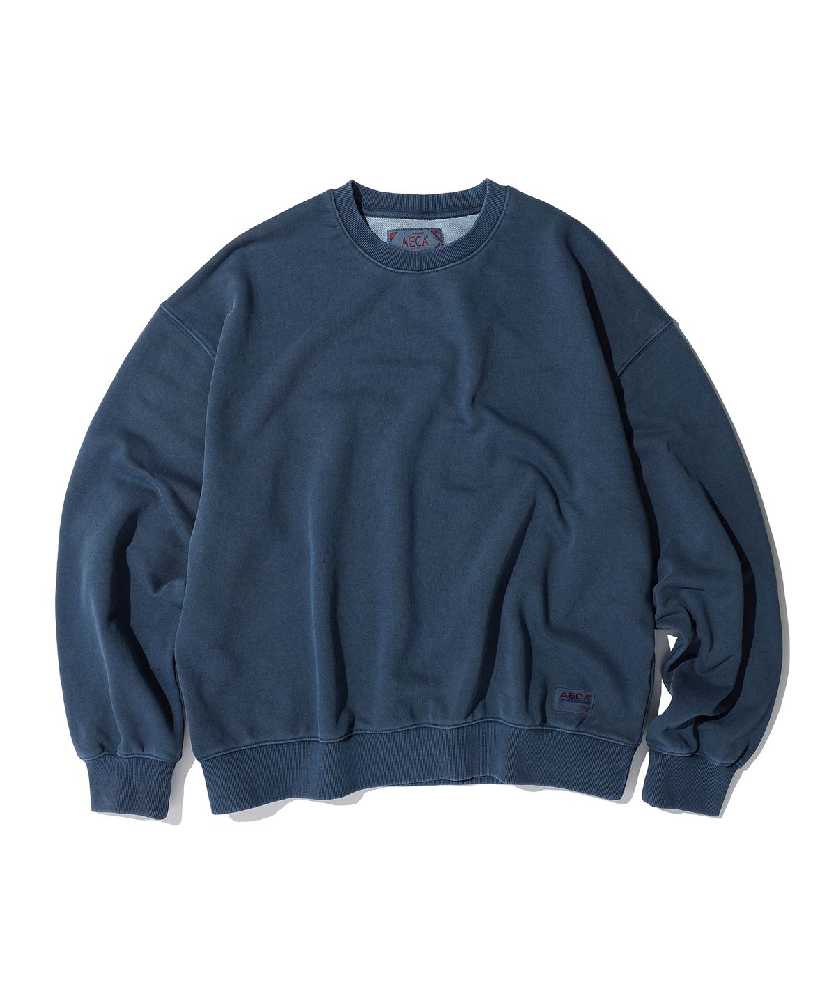 에이카화이트(AECA) AECA CROP FIT PIGMENT SWEATSHIRTS (3color)