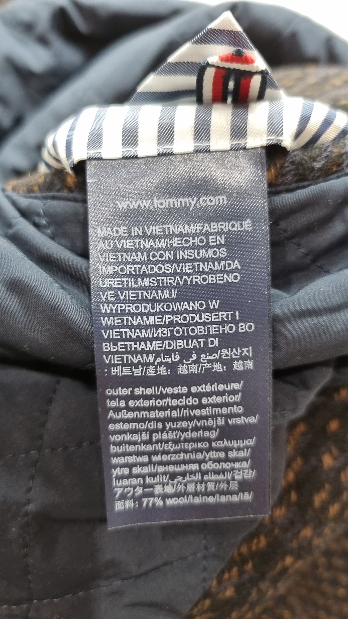 타미힐피거(TOMMY HILFIGER) 겨울 싱글 코트 M