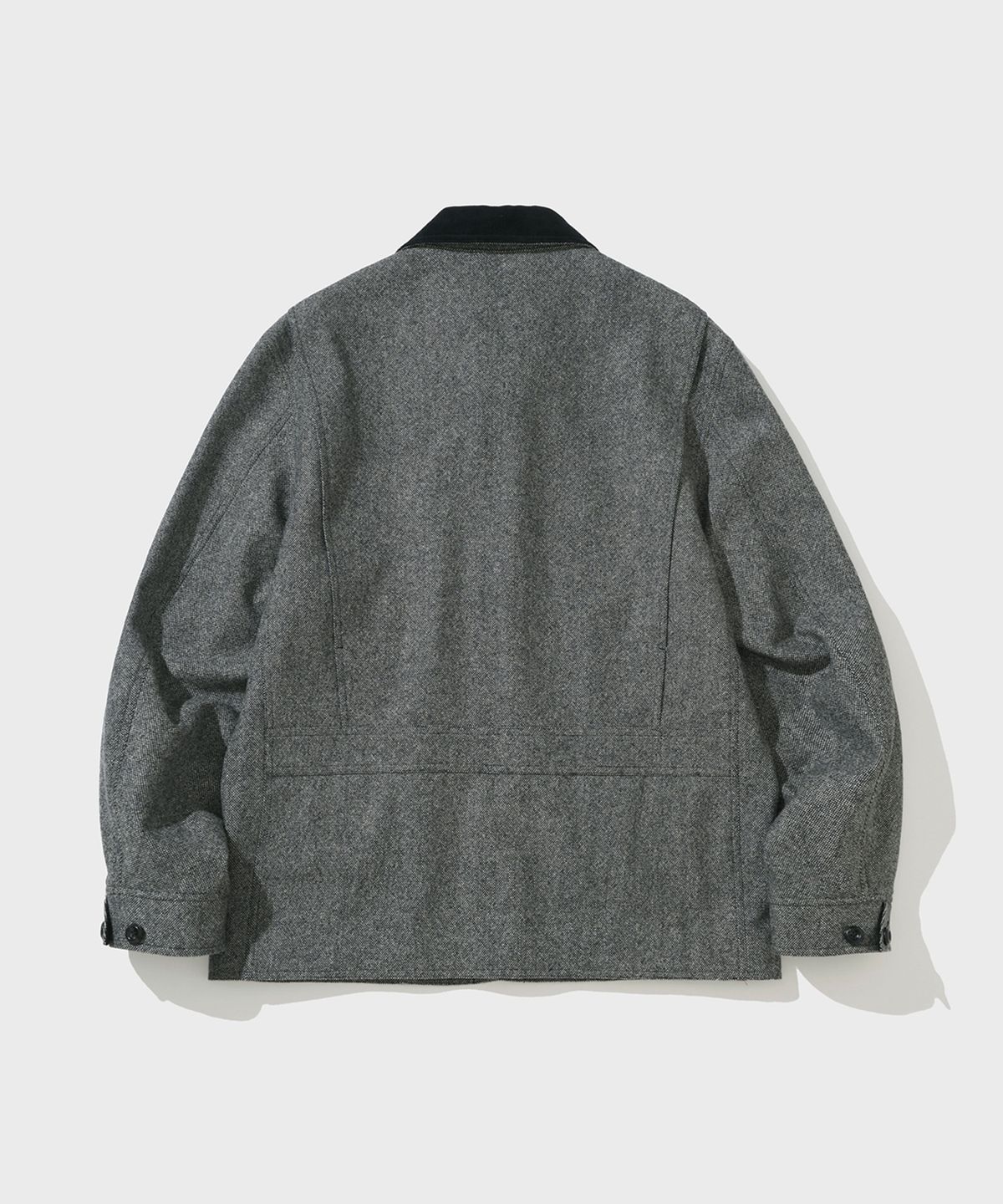 셔터(SHIRTER) CORD TRIM HUNTING JACKET (GREY)