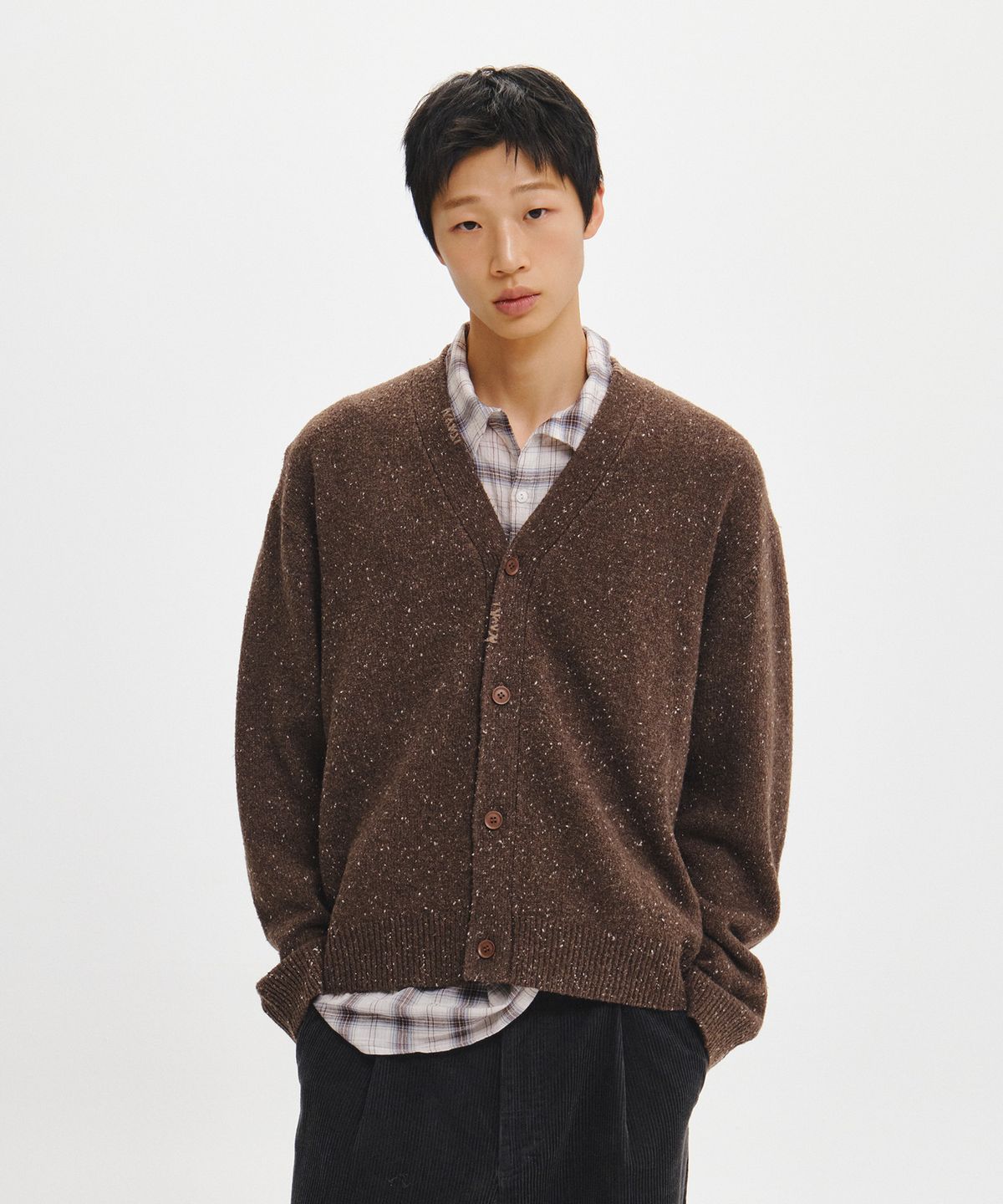 제너럴아이디어(GENERALIDEA) UNISEX 네프사 핸드스티치 가디건 [2COL] / GF3UKC006