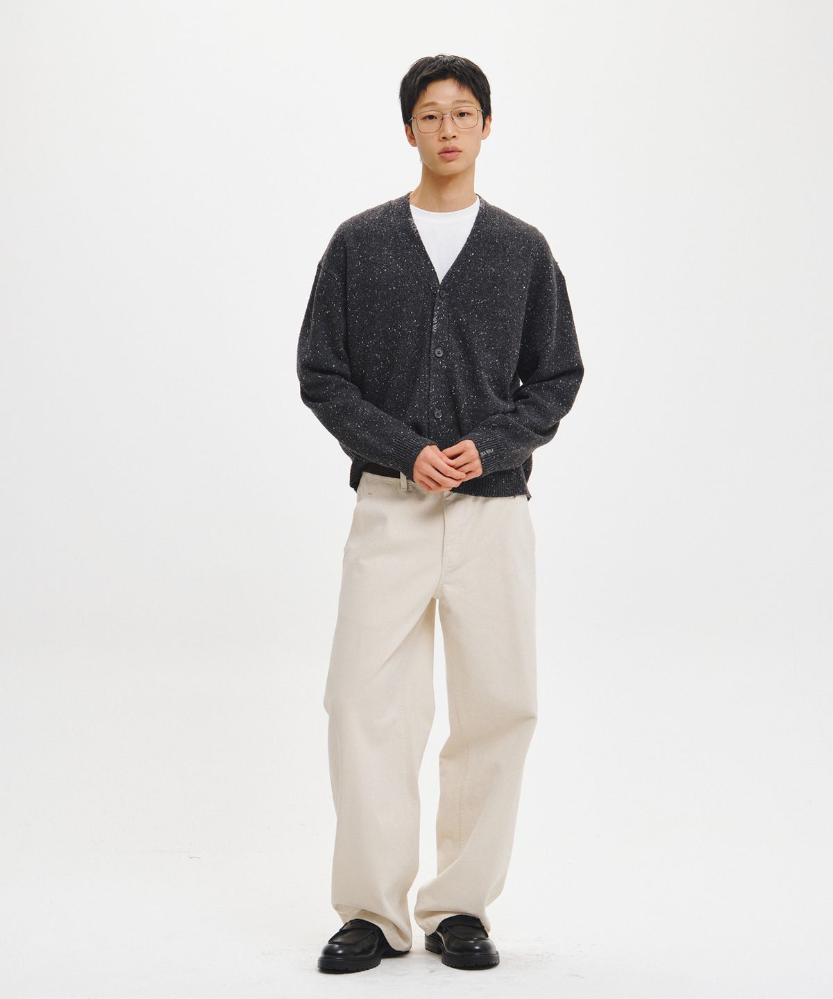 제너럴아이디어(GENERALIDEA) UNISEX 네프사 핸드스티치 가디건 [2COL] / GF3UKC006