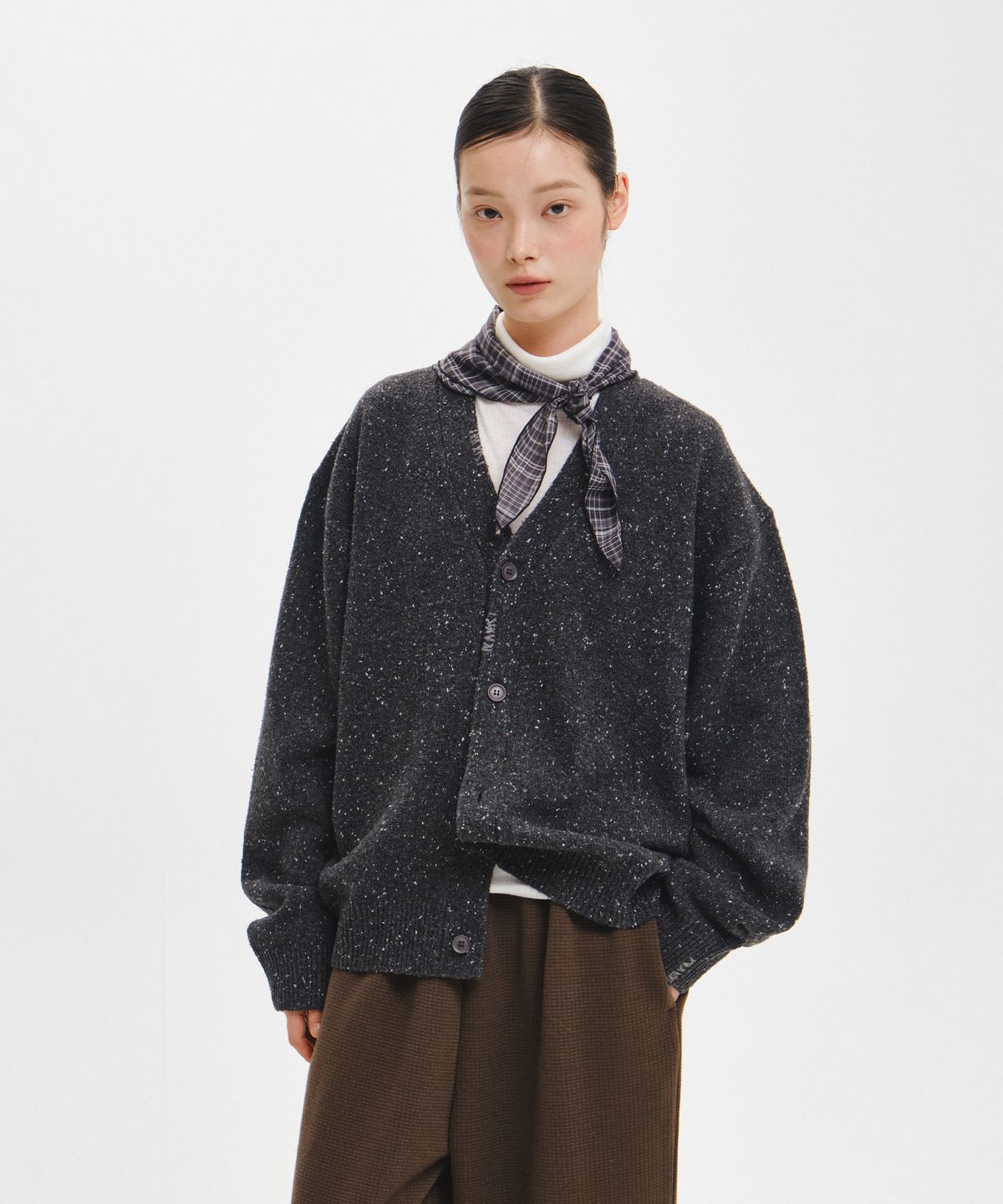 제너럴아이디어(GENERALIDEA) UNISEX 네프사 핸드스티치 가디건 [2COL] / GF3UKC006