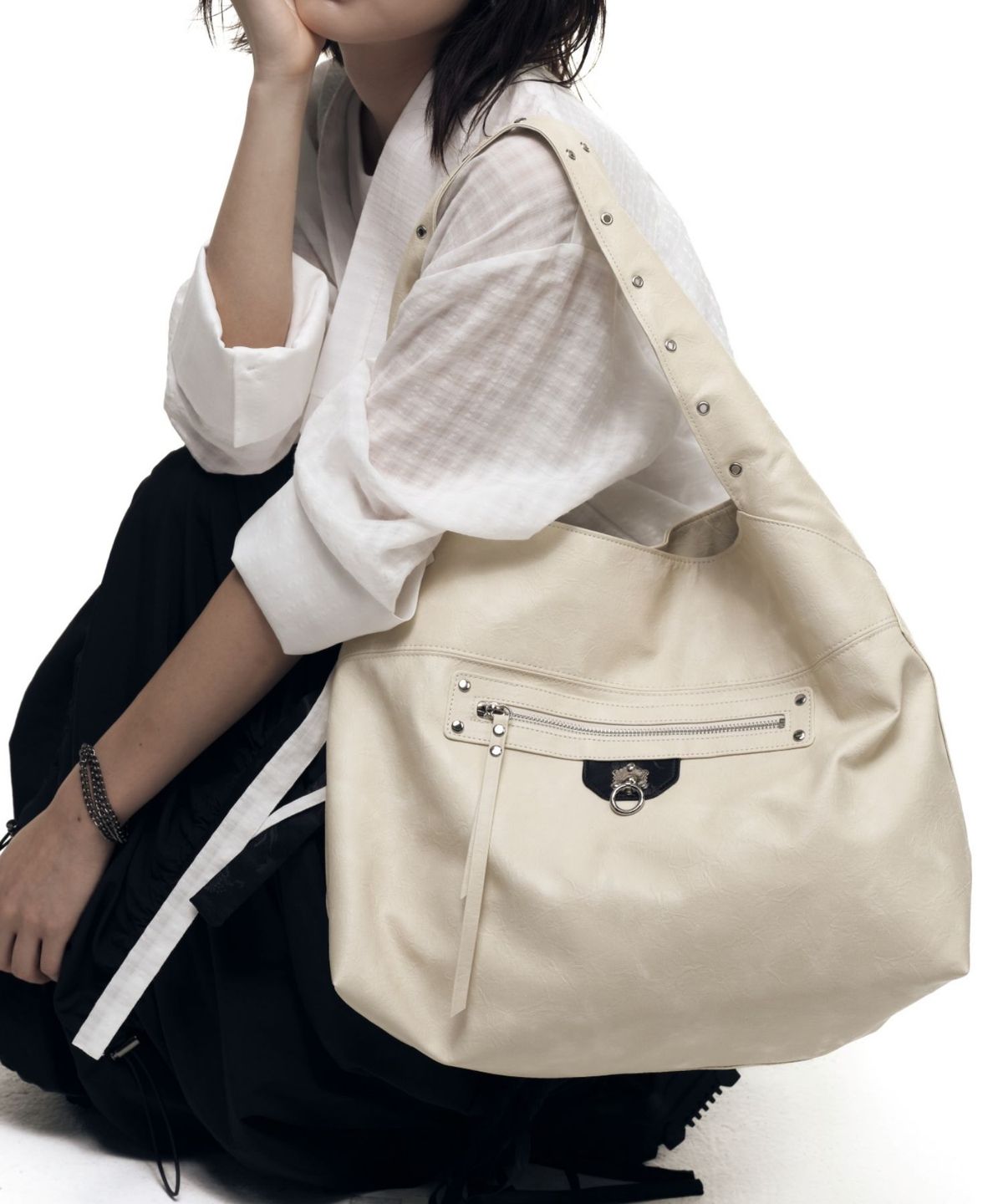 칠 하나 투 구육(71TO96) 모릿백, Morit Bag (Ivory)