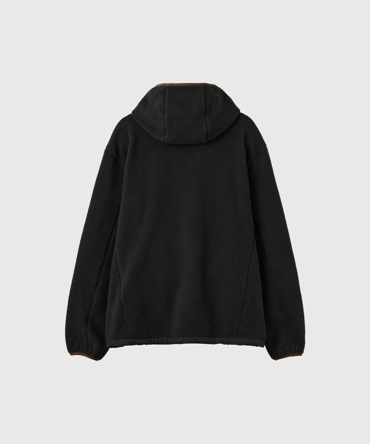 제너럴아이디어(GENERALIDEA) UNISEX 하이넥 반집업 플리스 아노락 [BLACK] / GF3USS005