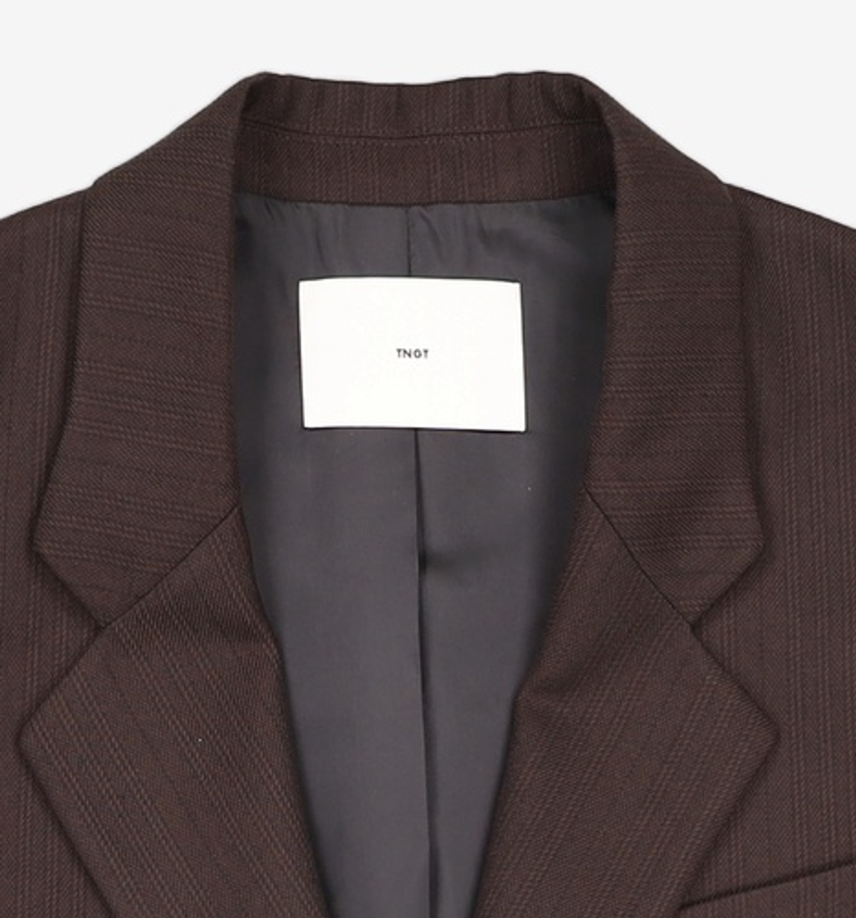 티엔지티(TNGT) Virgin Wool Herringbone Single Jacket 100