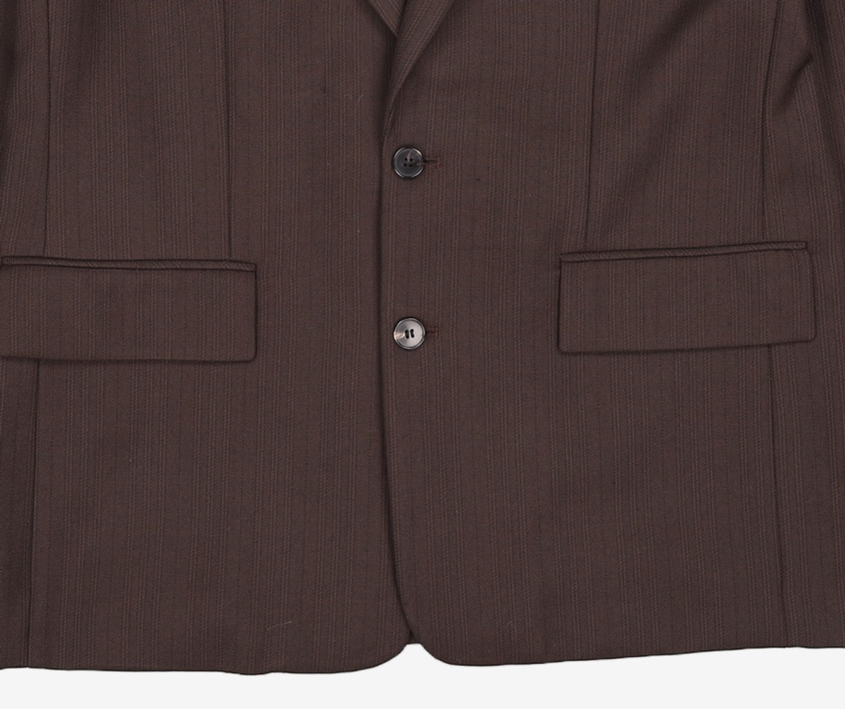 티엔지티(TNGT) Virgin Wool Herringbone Single Jacket 100