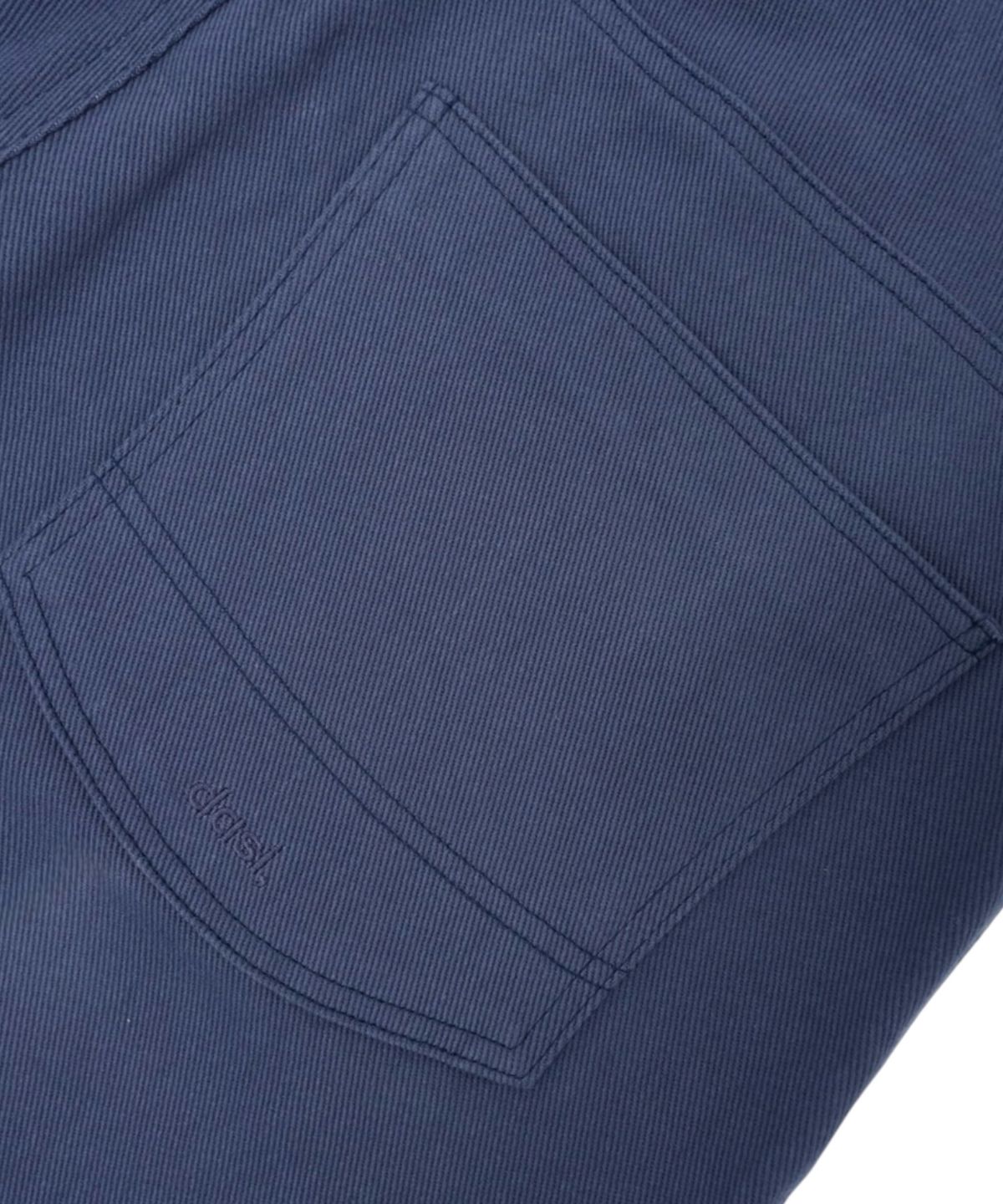 다시(DASI) Contrast drop baggy pants (Navy)
