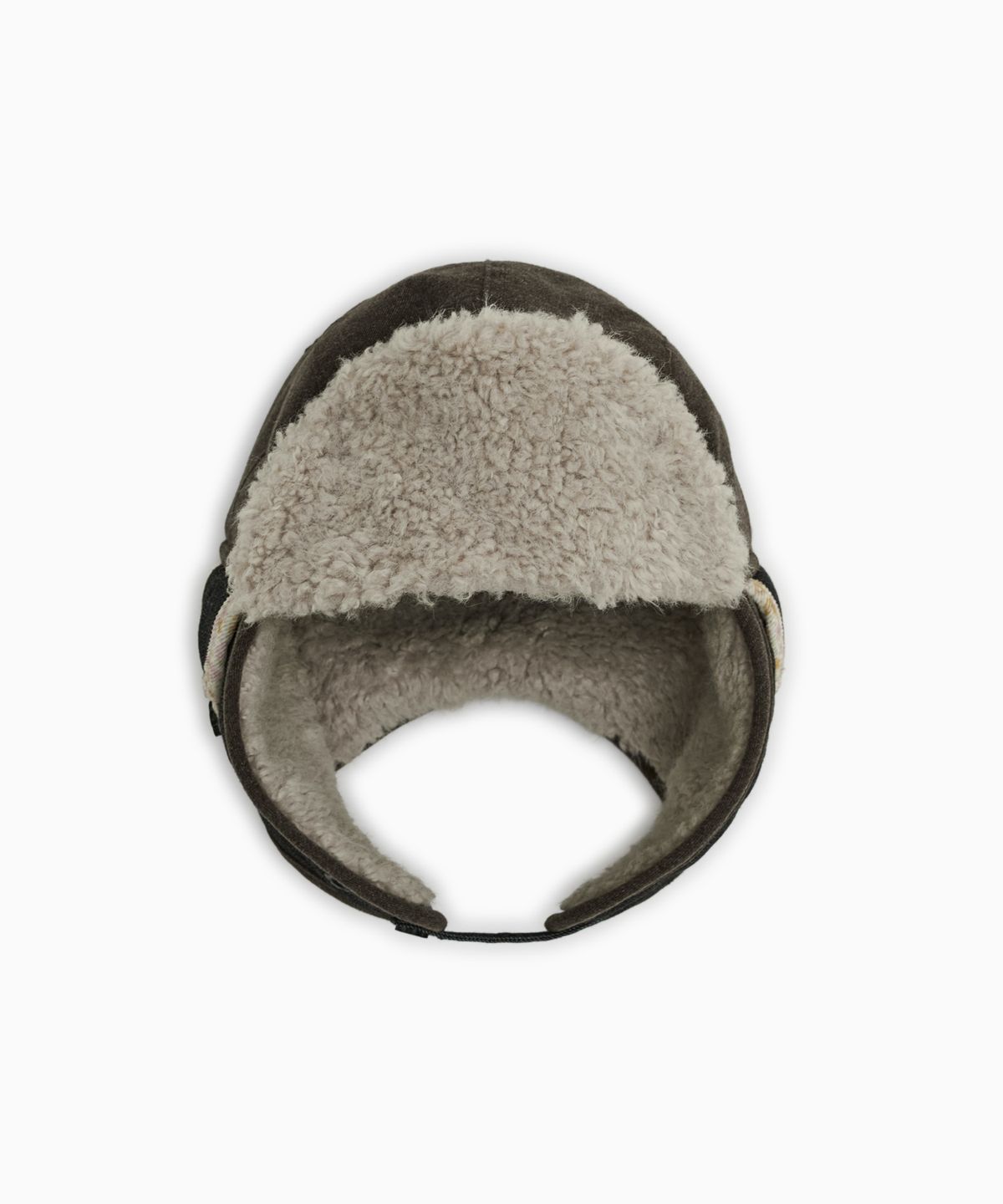 오헤시오(OHESHIO) FLORAL POCKET TRAPPER HAT, BROWN