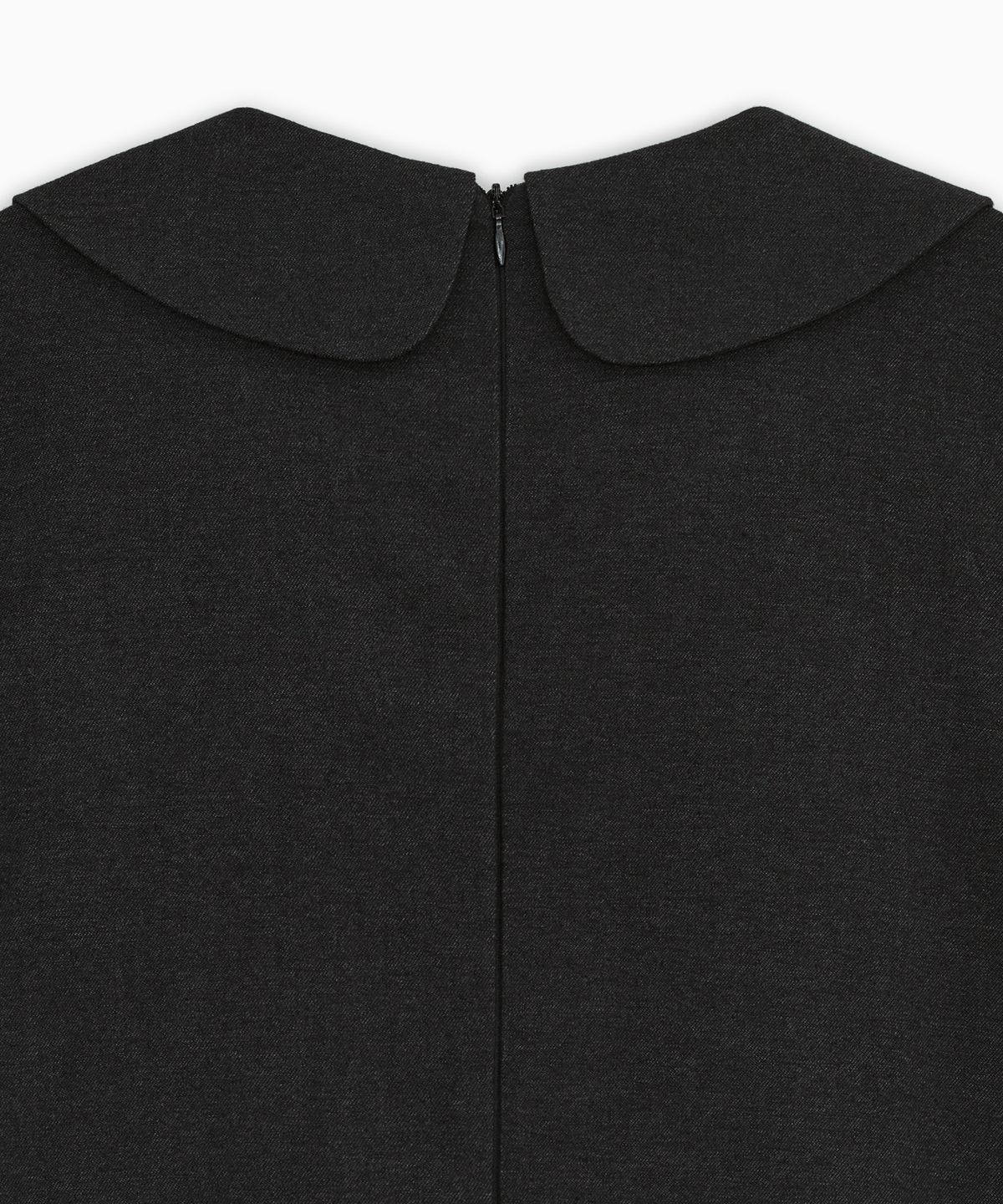 오헤시오(OHESHIO) DOUBLE BUTTON MINI DRESS, CHARCOAL
