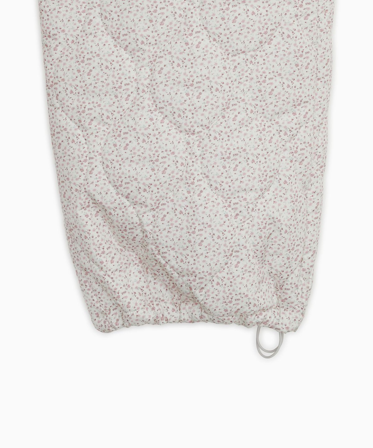 오헤시오(OHESHIO) FLORAL QUILTED OVERSIZED BANDING PANTS, PINK FLORAL