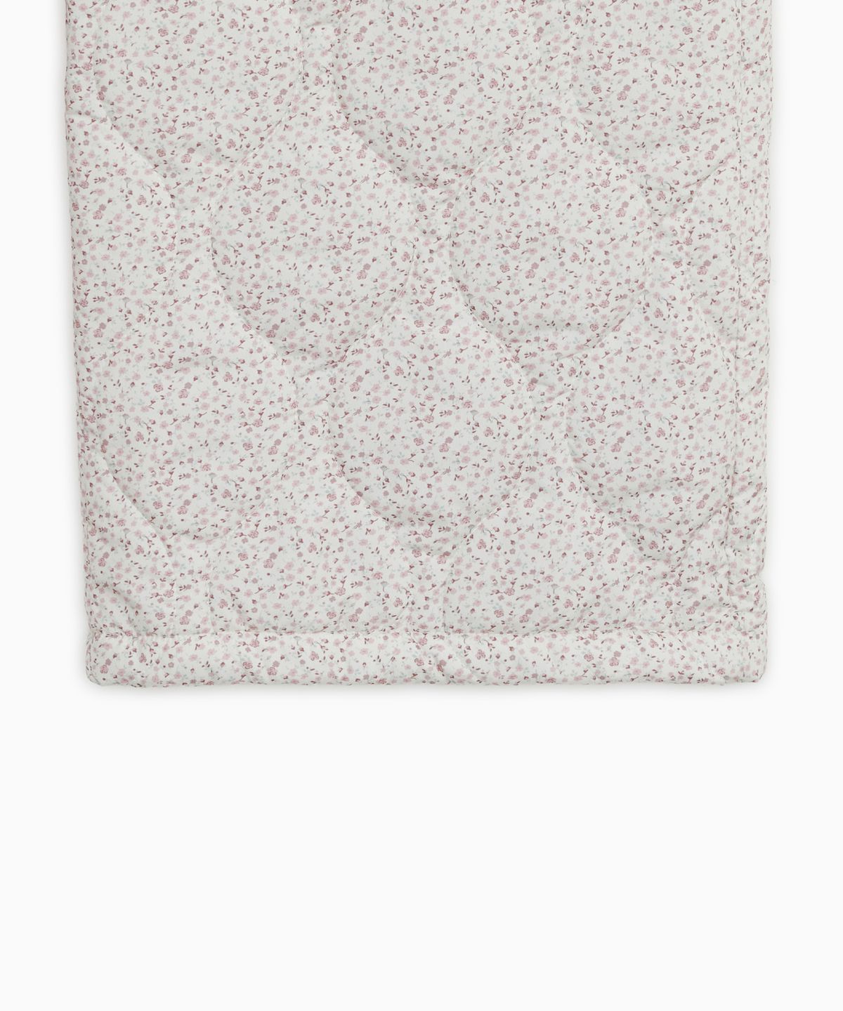 오헤시오(OHESHIO) FLORAL QUILTED OVERSIZED BANDING PANTS, PINK FLORAL
