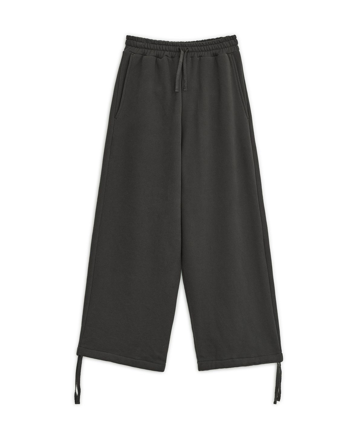 오헤시오(OHESHIO) FLORAL SIGNATURE PATCH POCKET SWEATPANTS, CHARCOAL