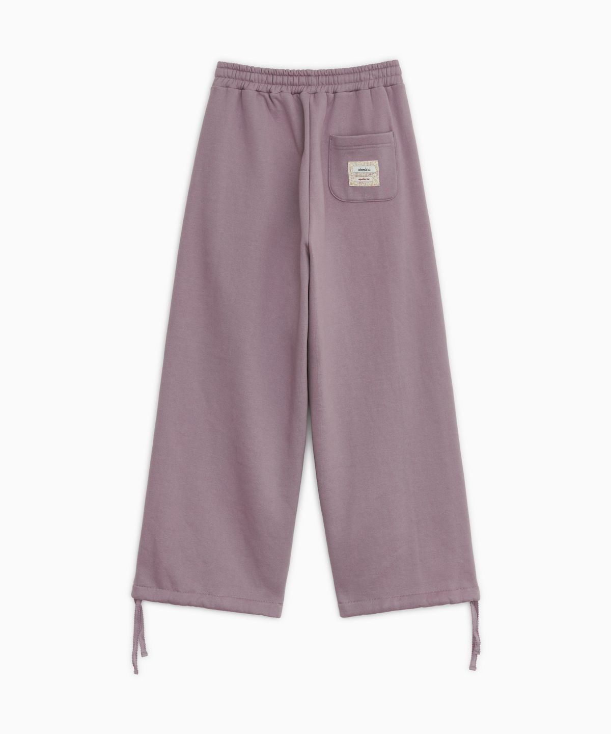 오헤시오(OHESHIO) FLORAL SIGNATURE PATCH POCKET SWEATPANTS, LAVENDER