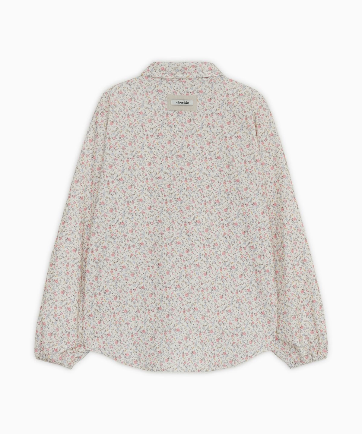 오헤시오(OHESHIO) FLORAL CORDUROY SHIRT, IVORY
