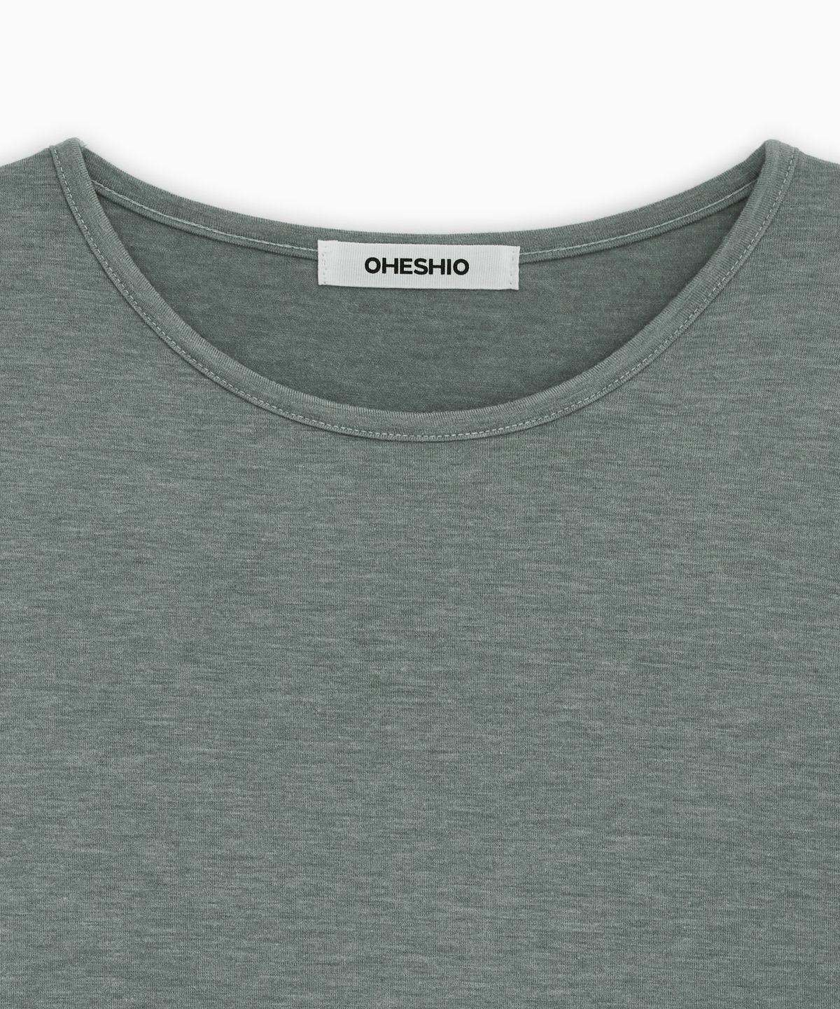 오헤시오(OHESHIO) FLORAL LAYERED LONG SLEEVE, SKY BLUE