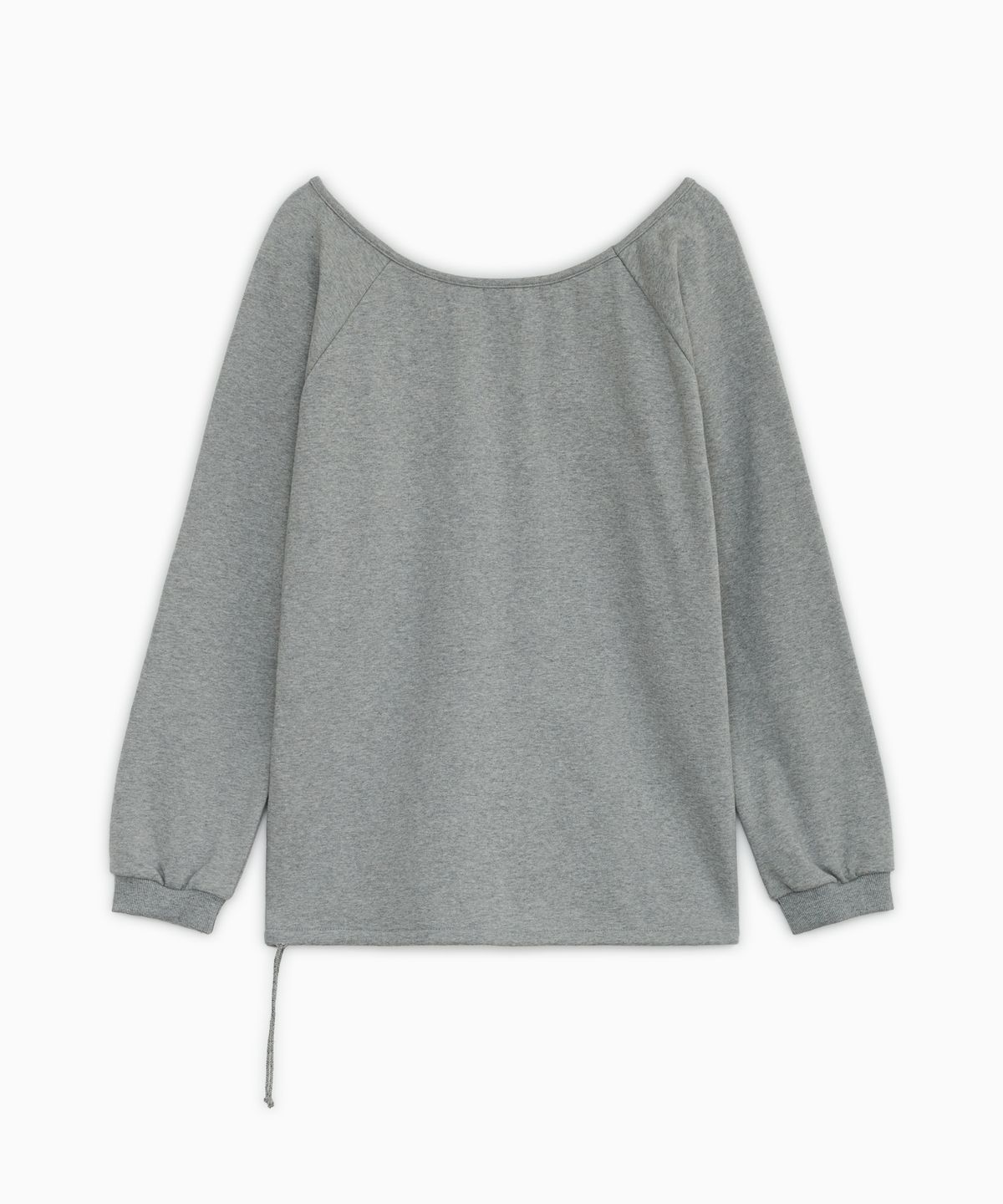 오헤시오(OHESHIO) U-NECK LACE SWEATSHIRT, GRAY