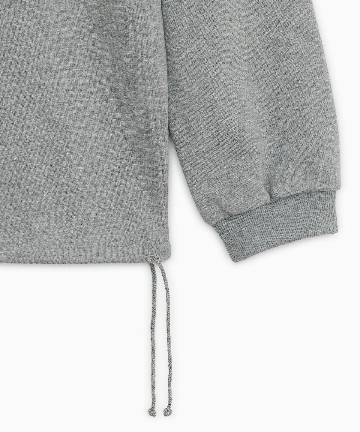 오헤시오(OHESHIO) U-NECK LACE SWEATSHIRT, GRAY