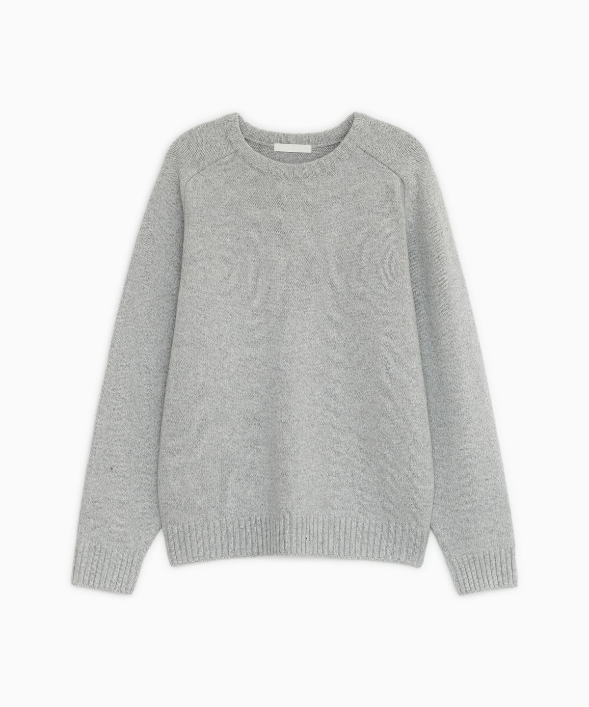 오헤시오(OHESHIO) MULTICOLOR WOOL RAGLAN OVERSIZED KNIT, MELANGE