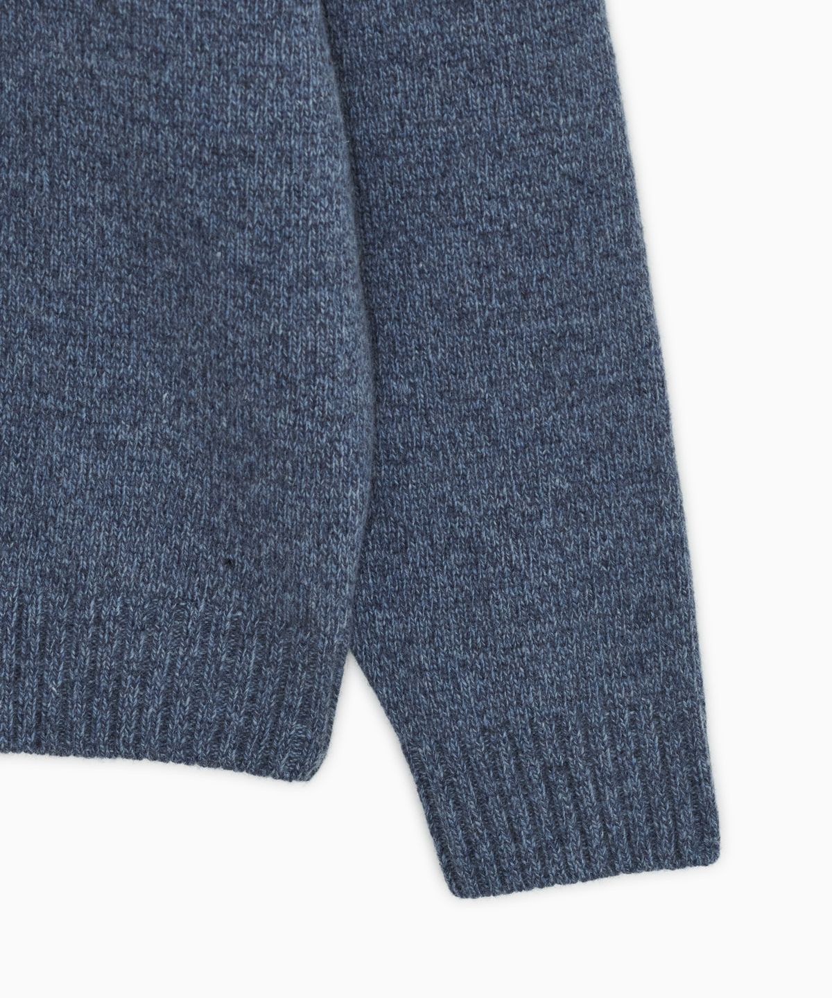 오헤시오(OHESHIO) MULTICOLOR WOOL RAGLAN OVERSIZED KNIT, BLUE