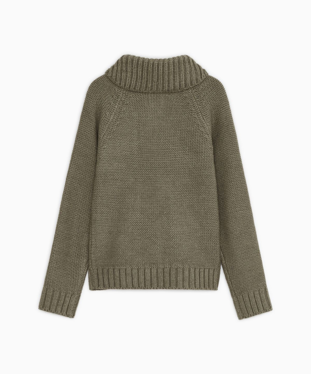오헤시오(OHESHIO) SHAWL COLLAR CABLE KNIT CARDIGAN, KHAKI BEIGE