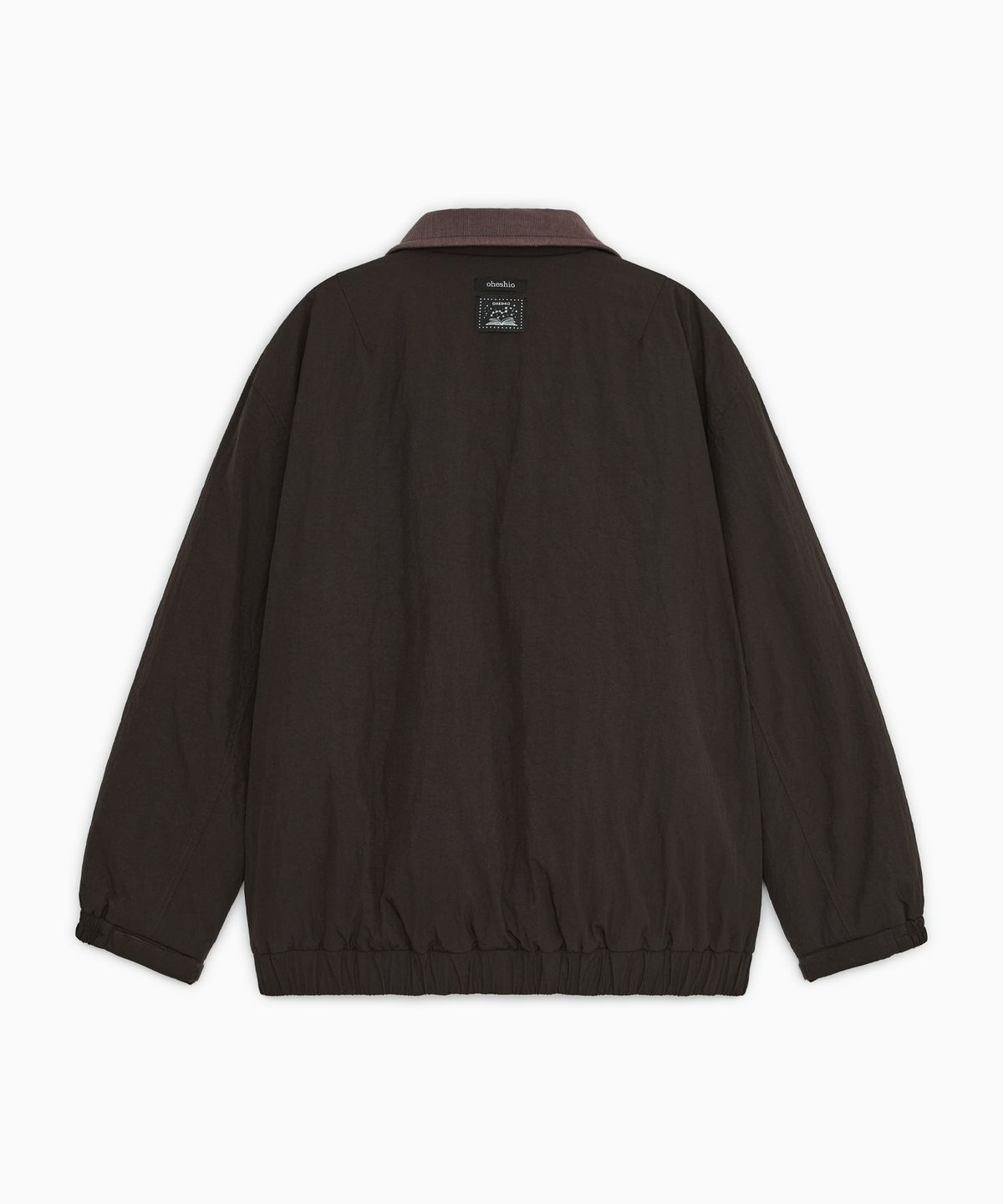 오헤시오(OHESHIO) FLORAL EMBROIDERY PADDED BLOUSON, BROWN