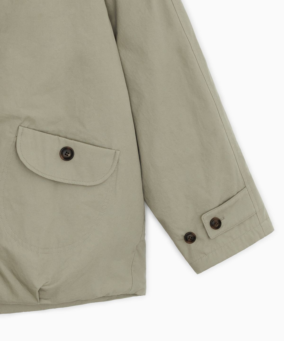 오헤시오(OHESHIO) TEDDY QUILTED JACKET, BEIGE